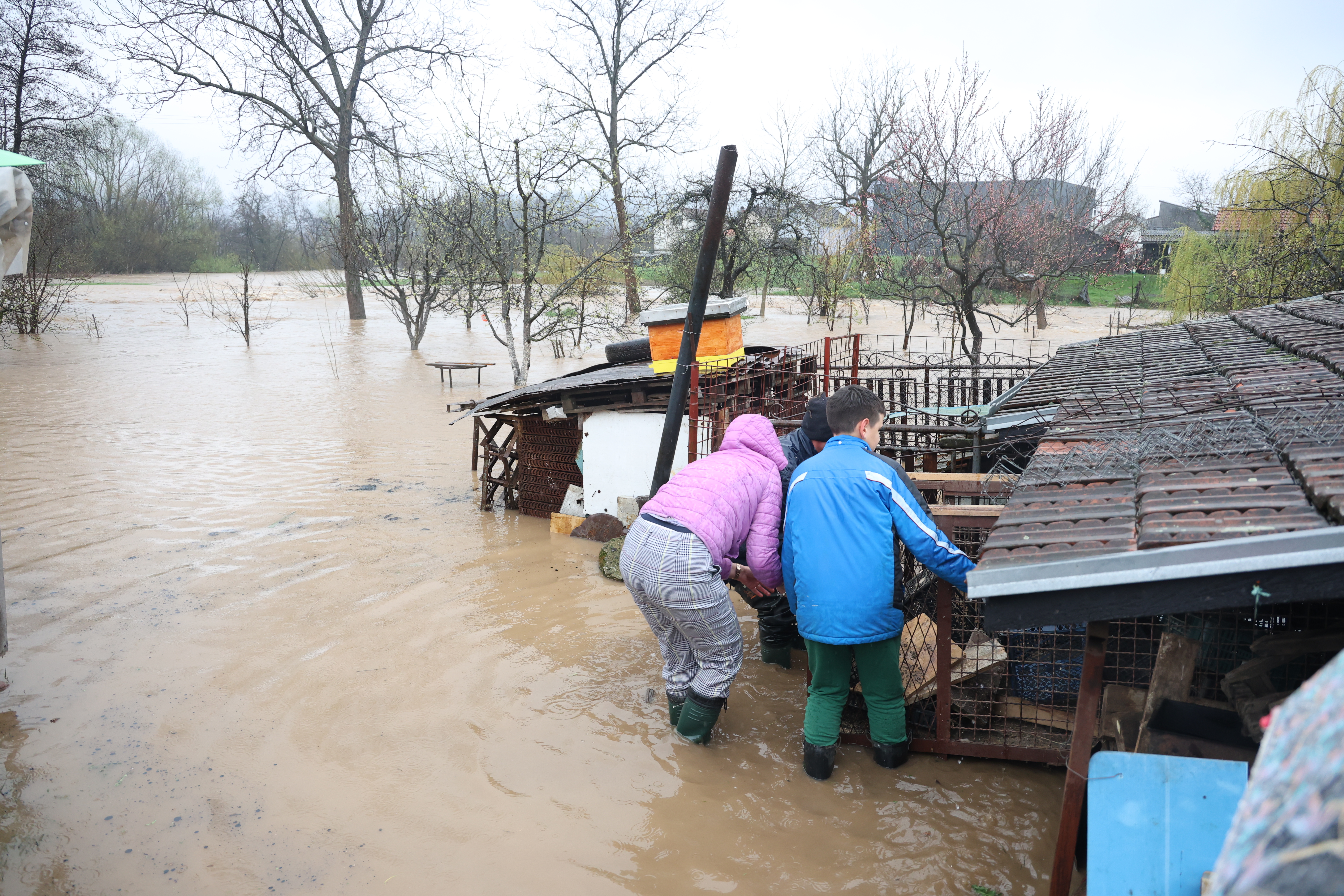 Poplave u BiH, izlijevanje rijeke Vrbas na području Banjaluke