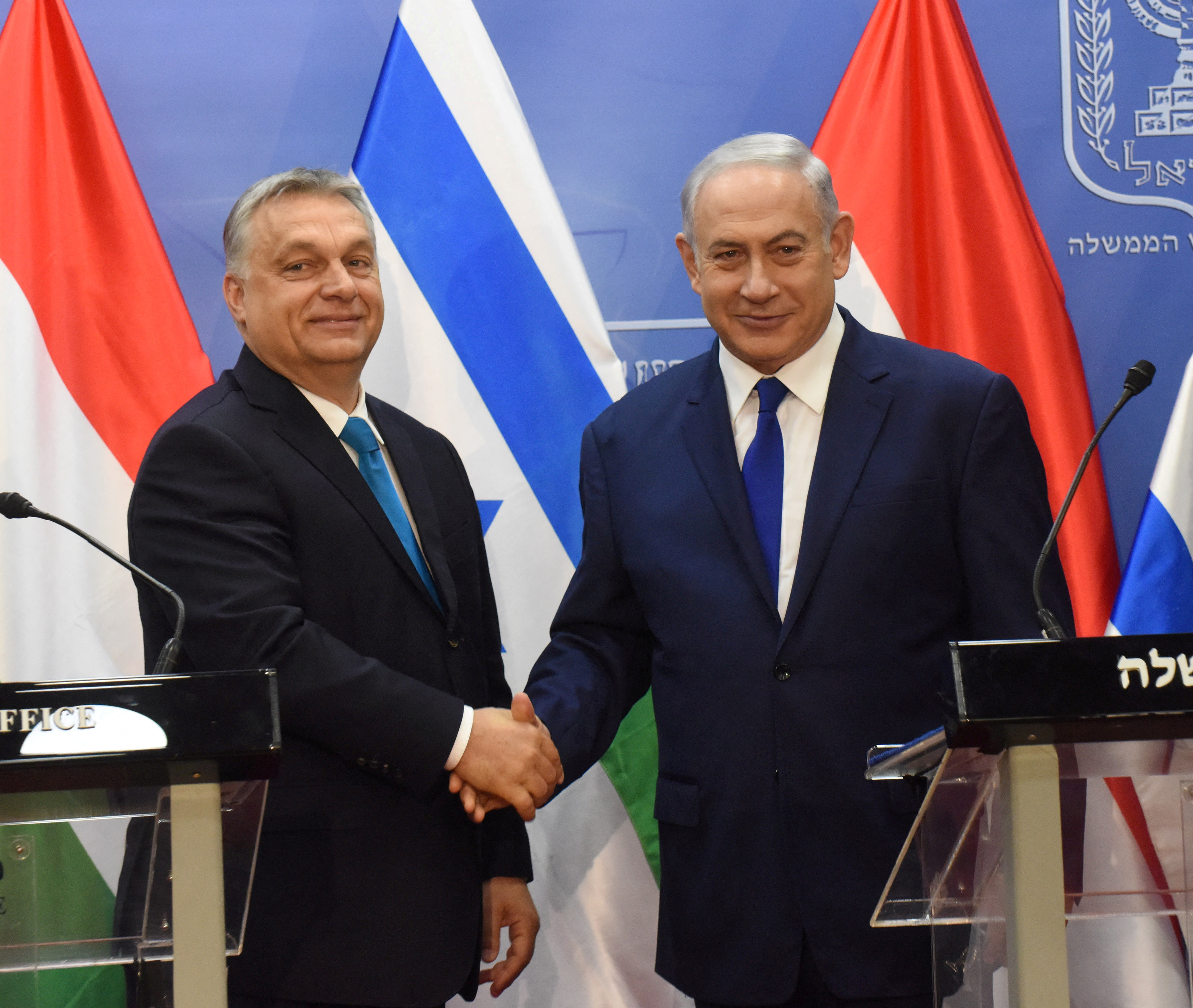 FILE PHOTO: Israeli PM Benjamin Netanyahu Meets Hungarian PM Viktor Orban