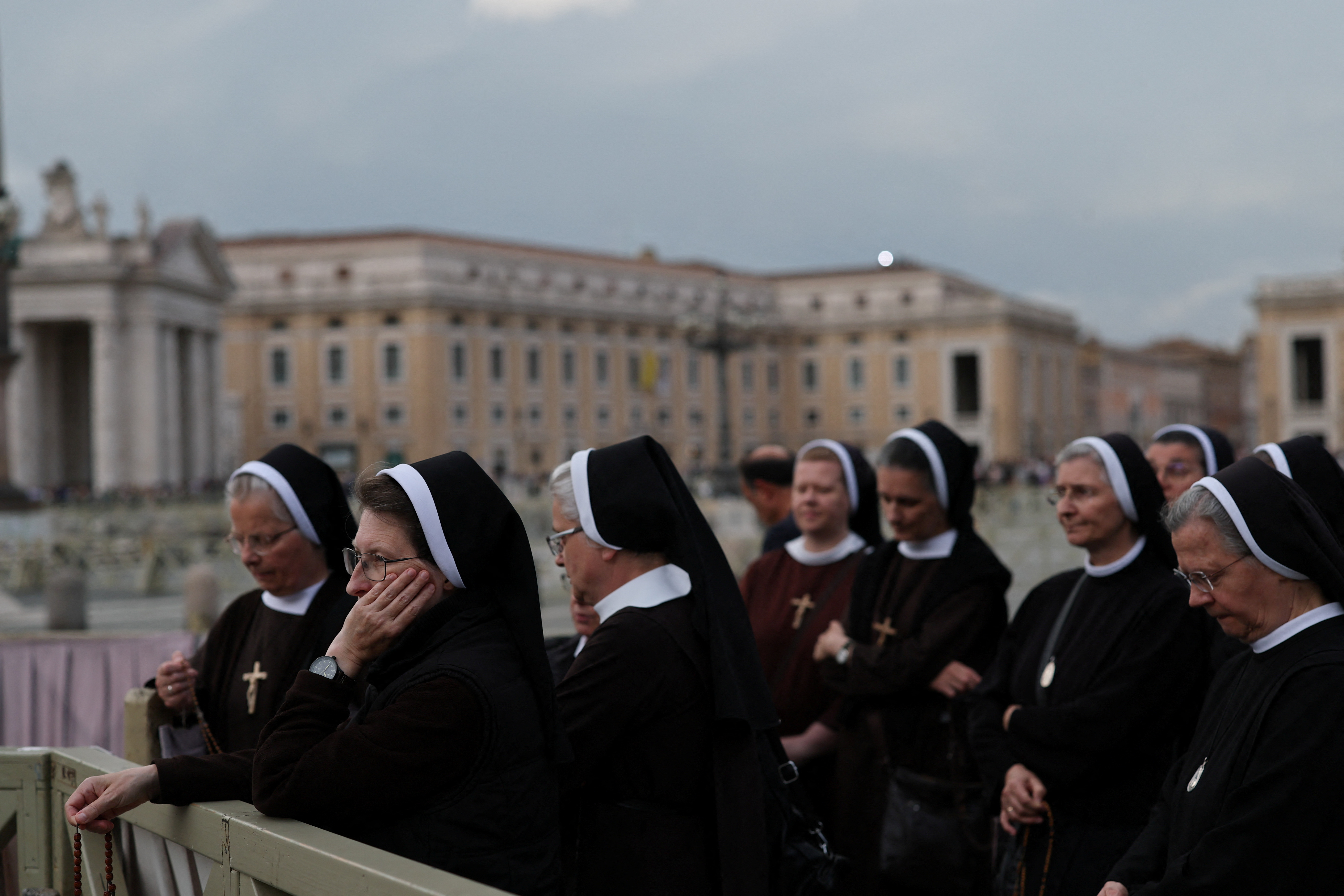 Pope Francis lies in state in St. Peter's Basilica at the Vatican