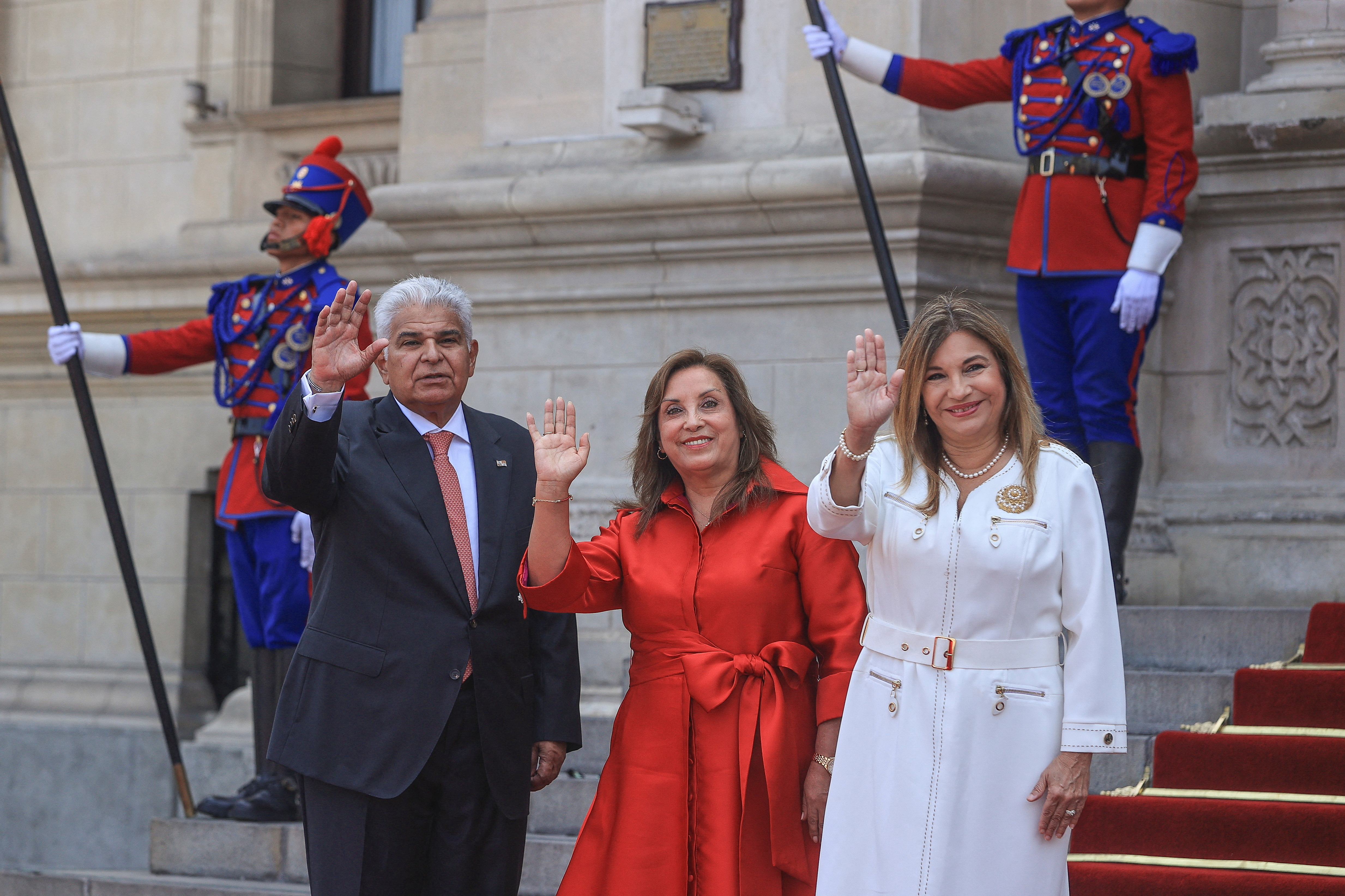 Panamanian President Jose Mulino visits Peru