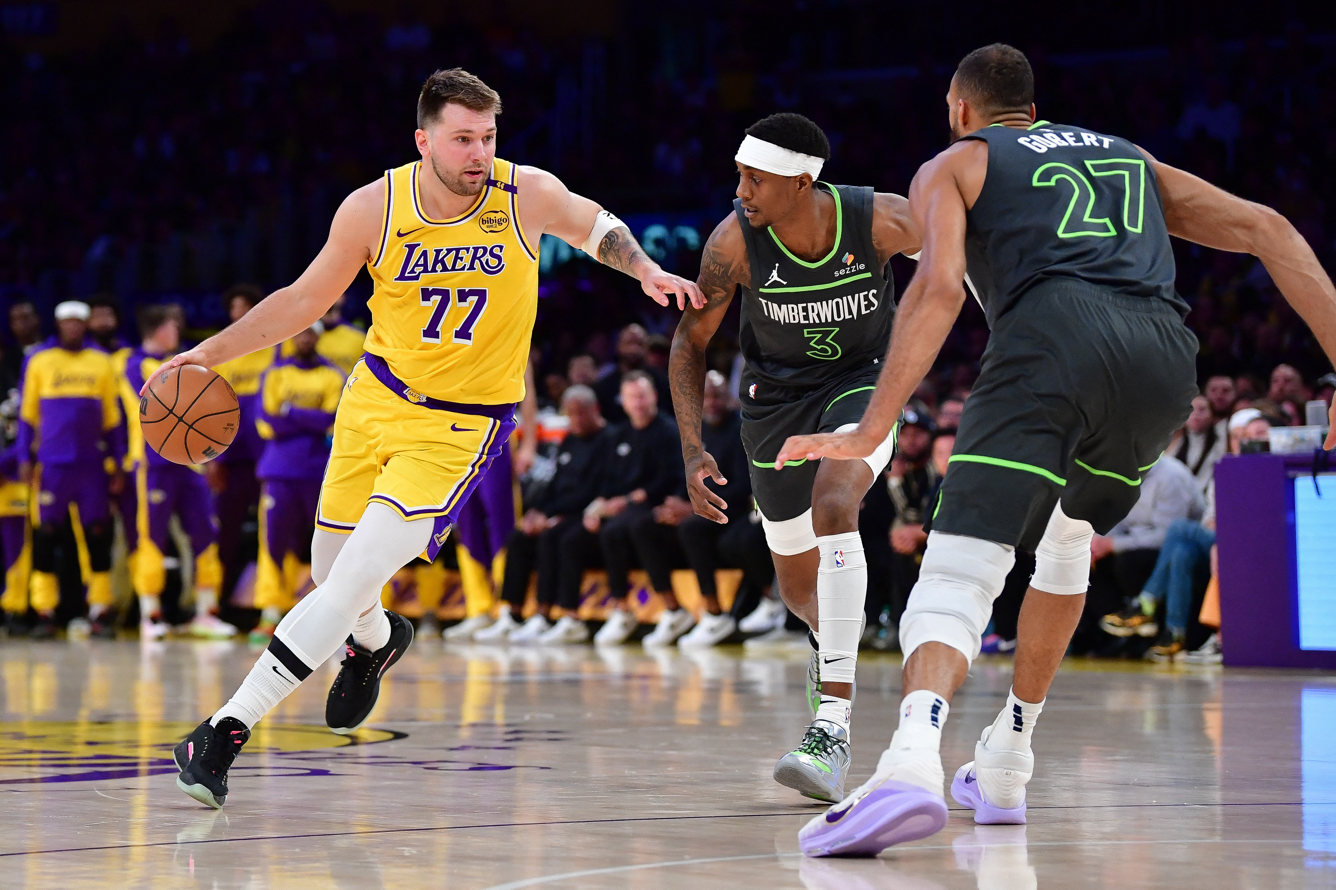 NBA: Playoffs-Minnesota Timberwolves at Los Angeles Lakers