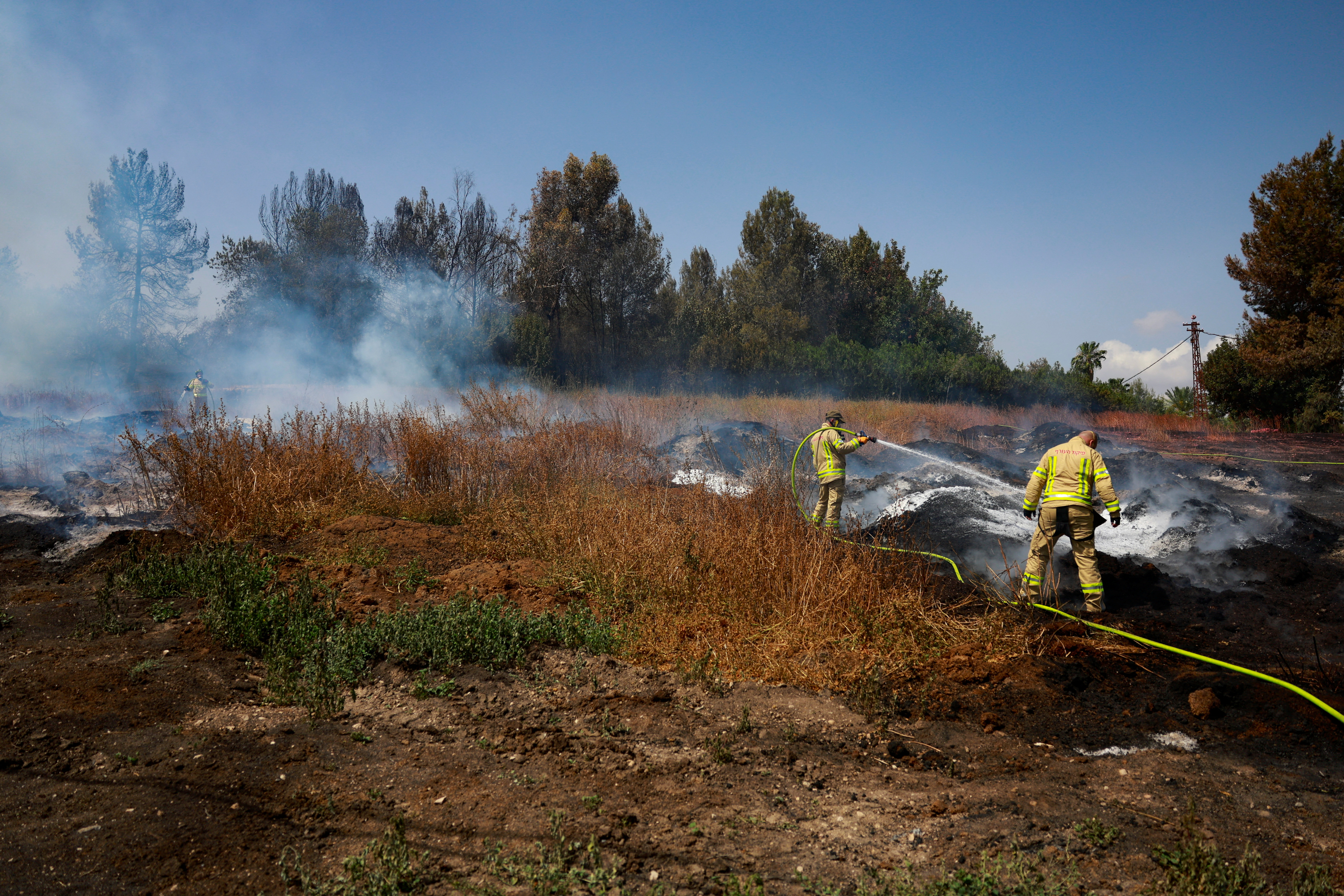 Wildfires rage in Latrun