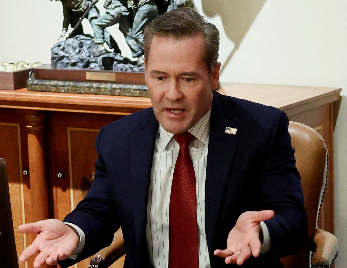 FILE PHOTO: U.S. President Donald Trump meets with U.S. ambassador nominees at the White House in Washington