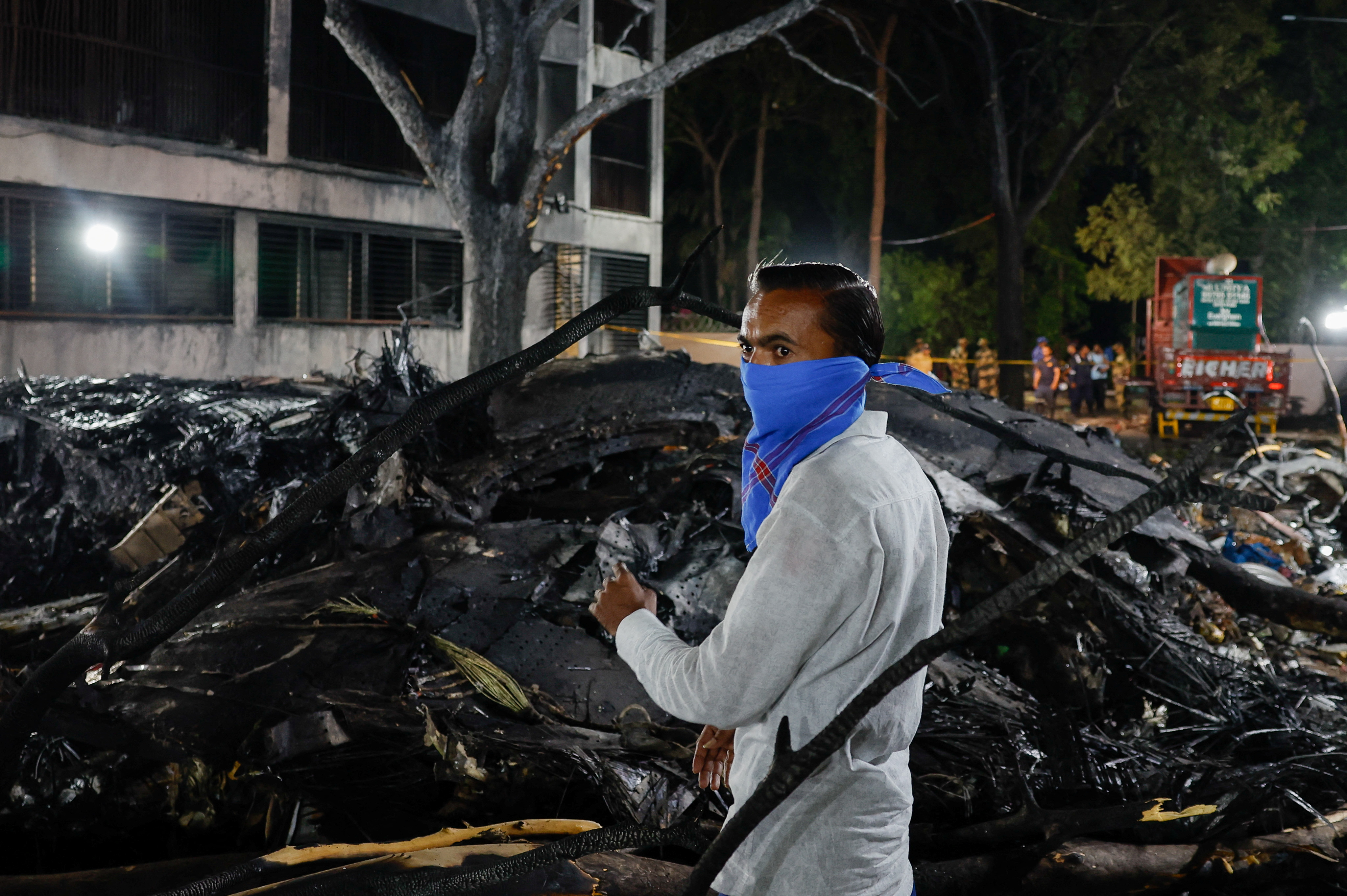 Prizori nakon pada aviona Air India