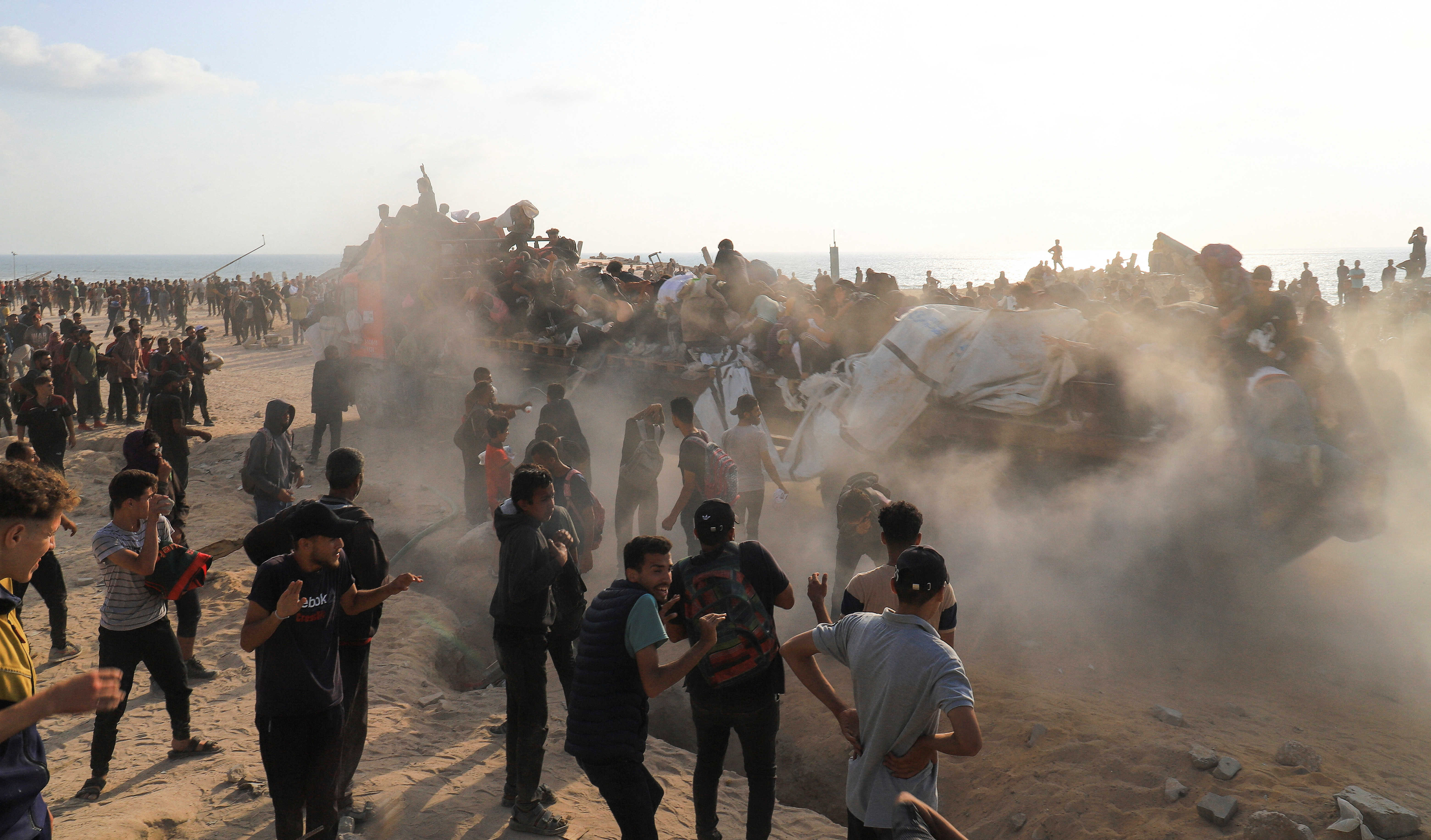 Gaza, podjela humanitarne pomoći