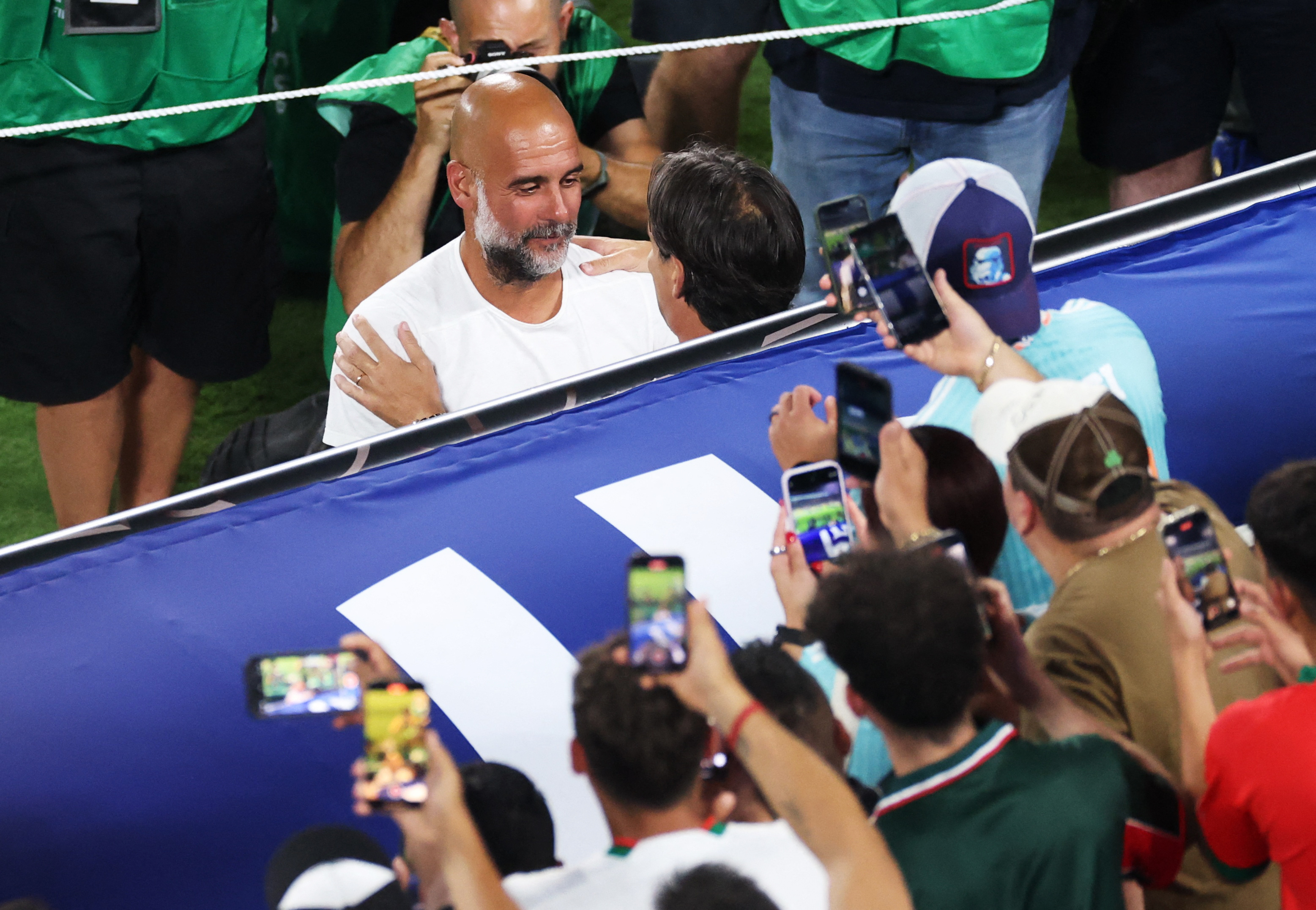 Simone INzaghi Pep Guardiola