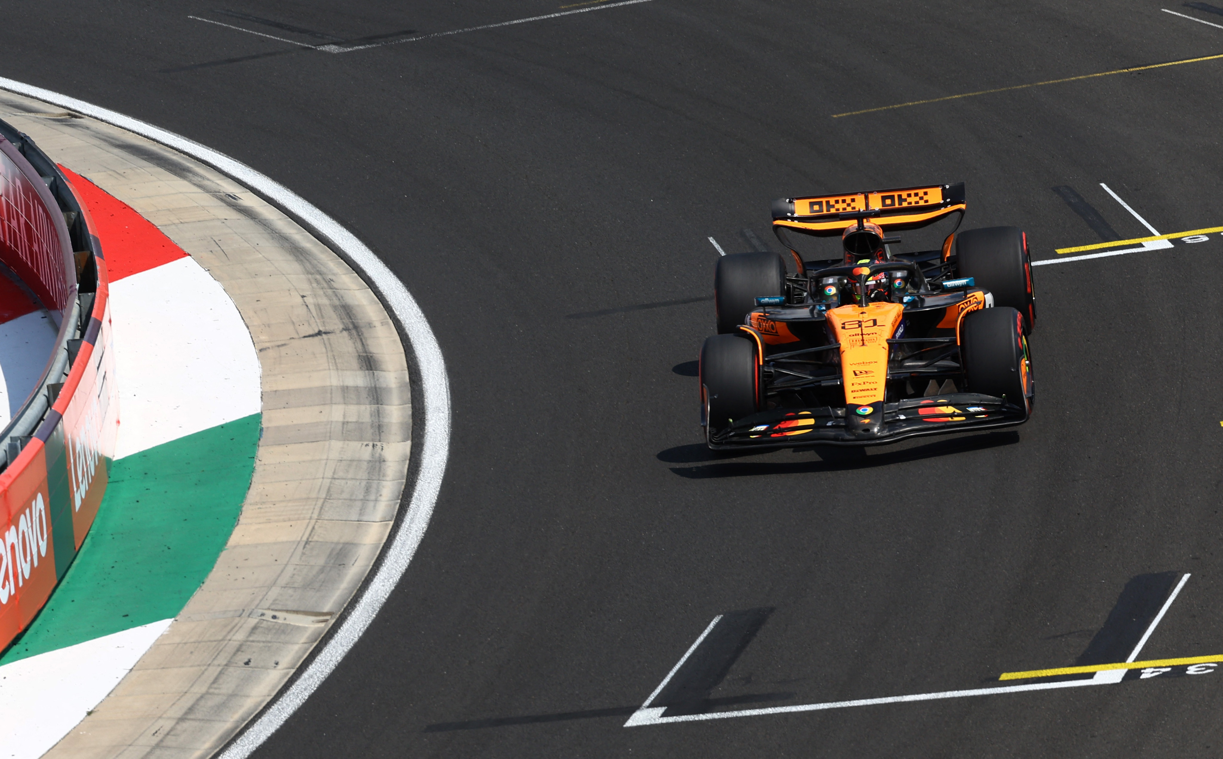 Formula One F1 - Hungarian Grand Prix - Hungaroring, Budapest, Hungary - August 2, 2025 McLaren's Oscar Piastri during practice REUTERS/Bernadett Szabo