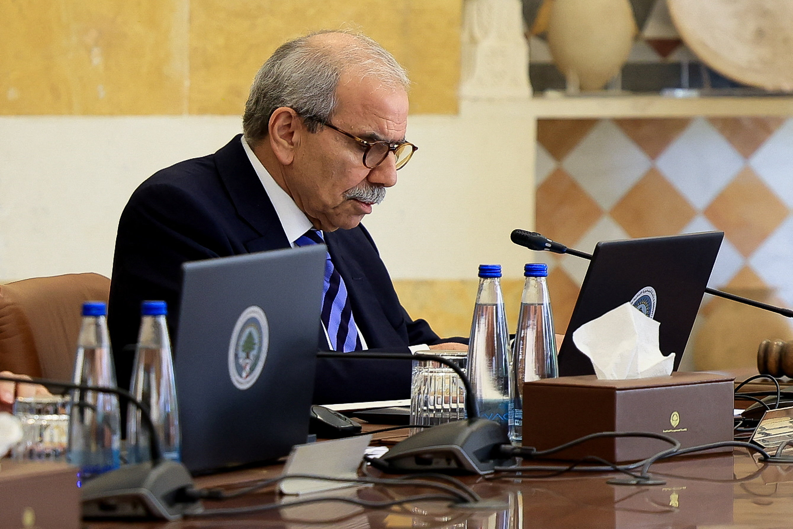 Lebanese Prime Minister Nawaf Salam