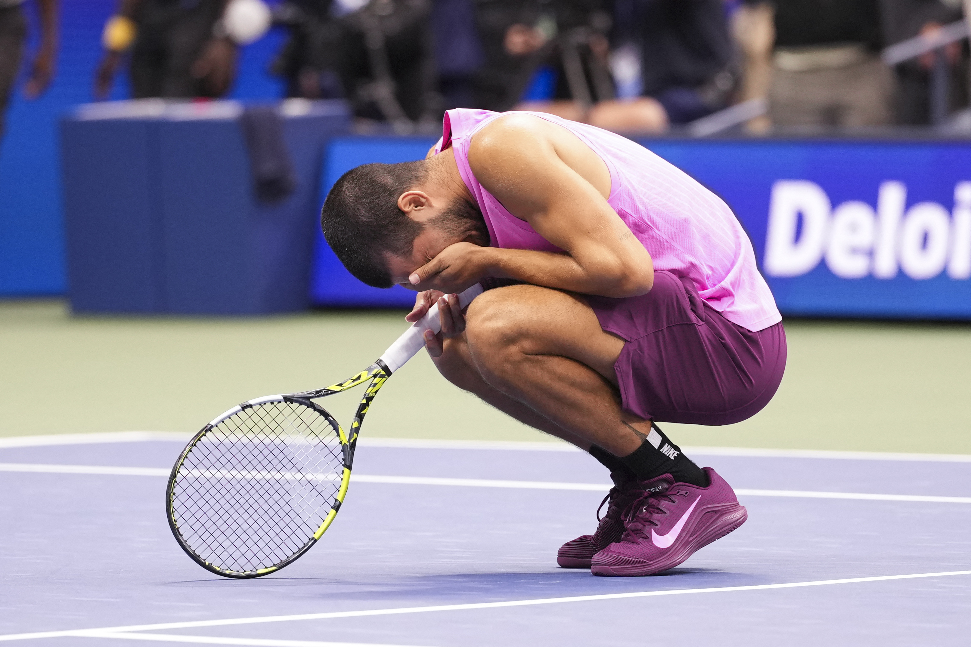 Sep 7, 2025; Flushing, NY, USA;  Carlos Alcaraz