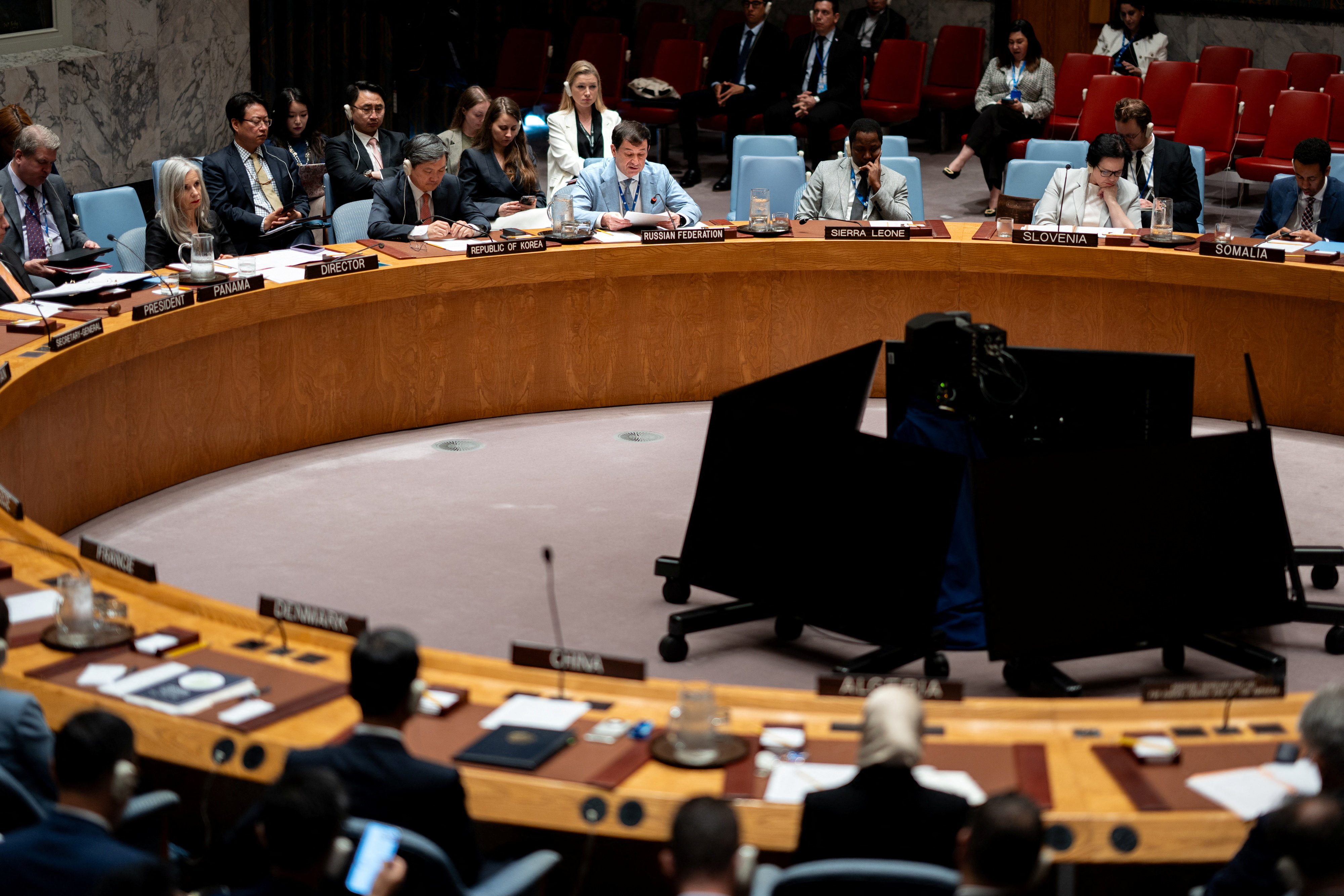 Russian Federation's Deputy Ambassador to the United Nations Dmitry Polyanskiy