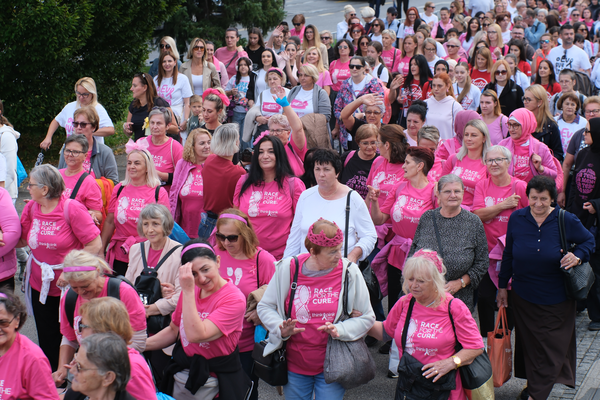 U glavnom gradu Bosne i Hercegovine u subotu je održana manifestacija "Race for the Cure"