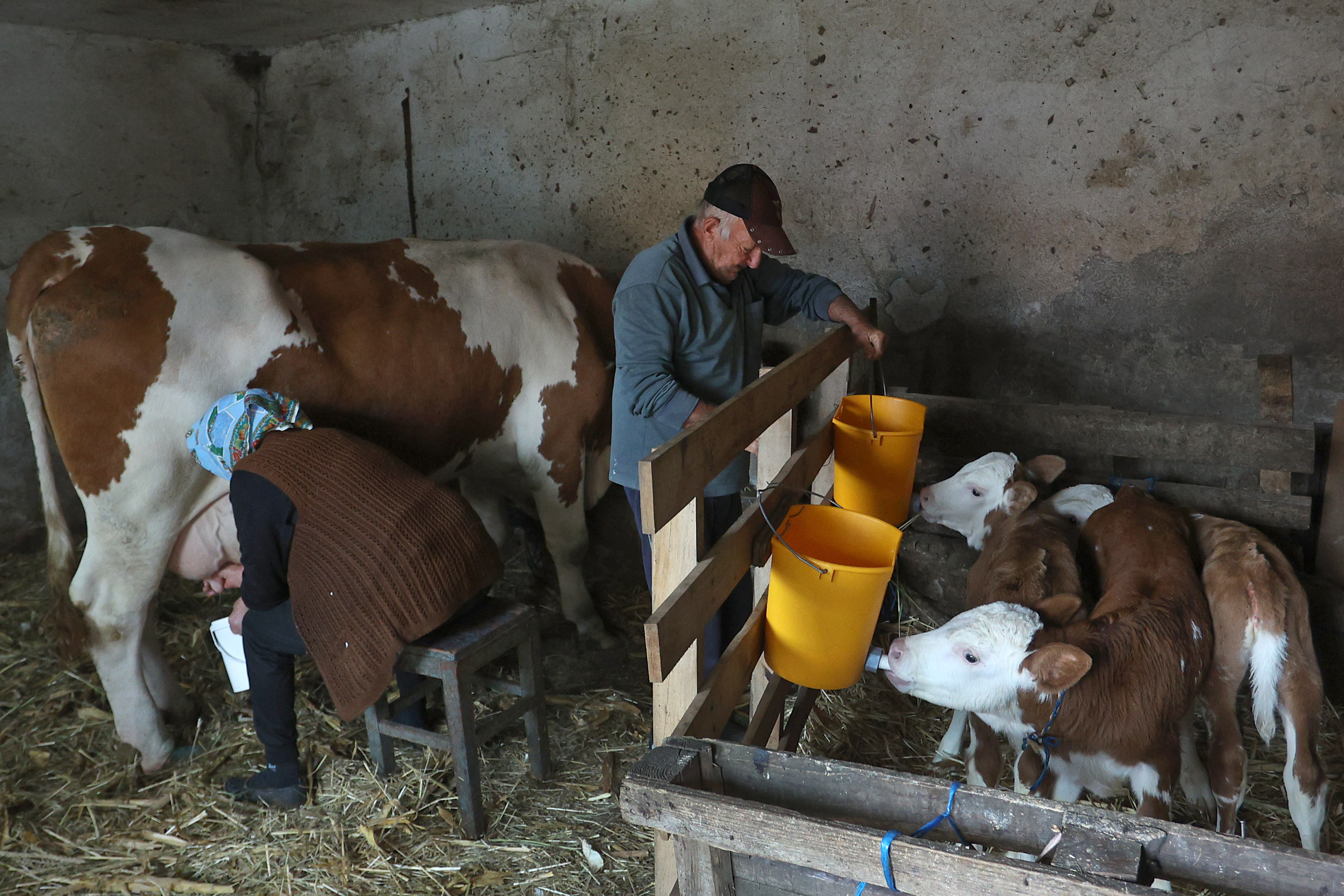 Merošina kod Niša, Srbija - 30. septembar 2025: Selo Lepaja u opštini Merošina