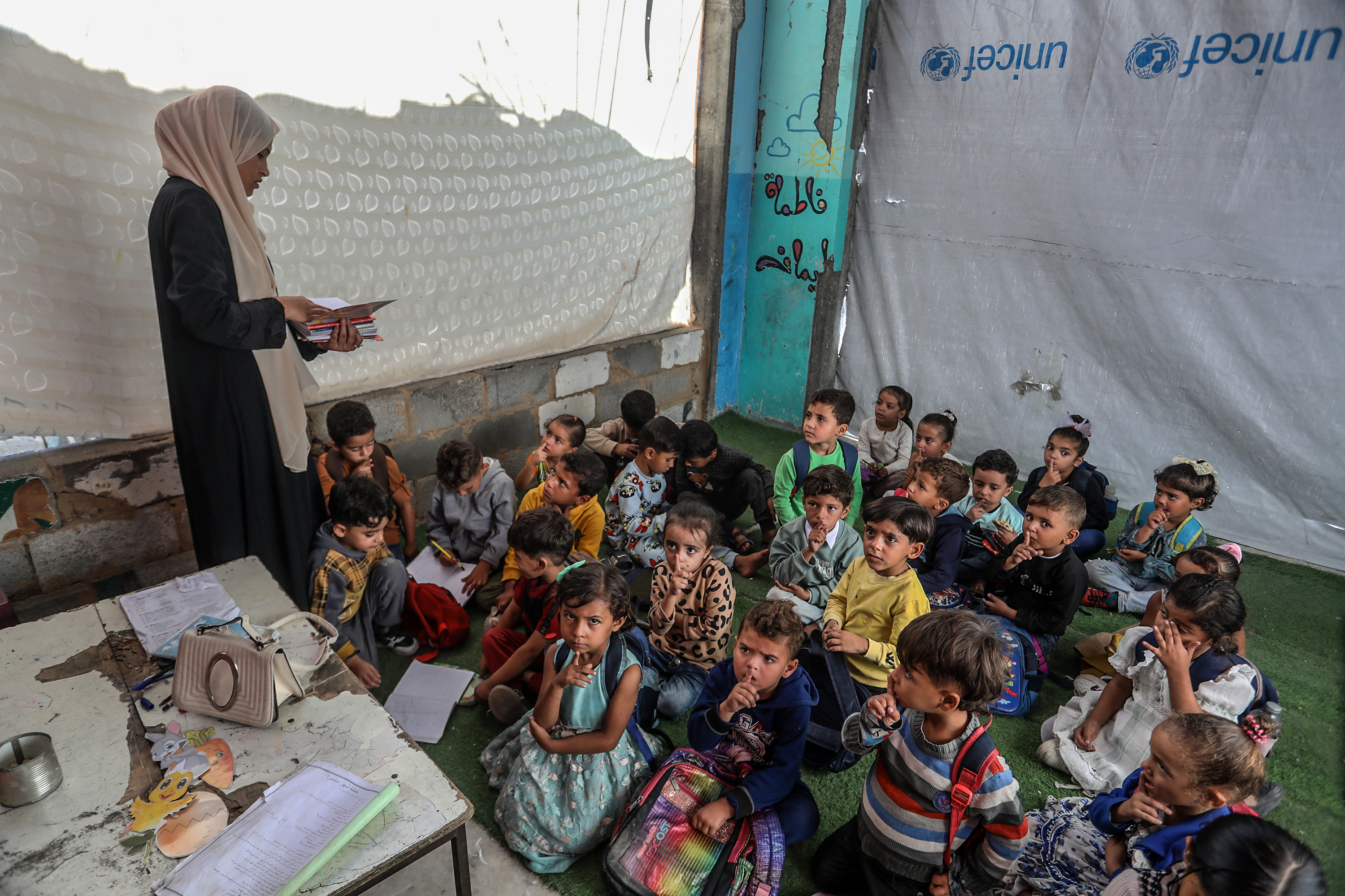 KHAN YOUNIS, GAZA - 21. OKTOBAR ( Abed Rahim Khatib - Anadolu Agency )