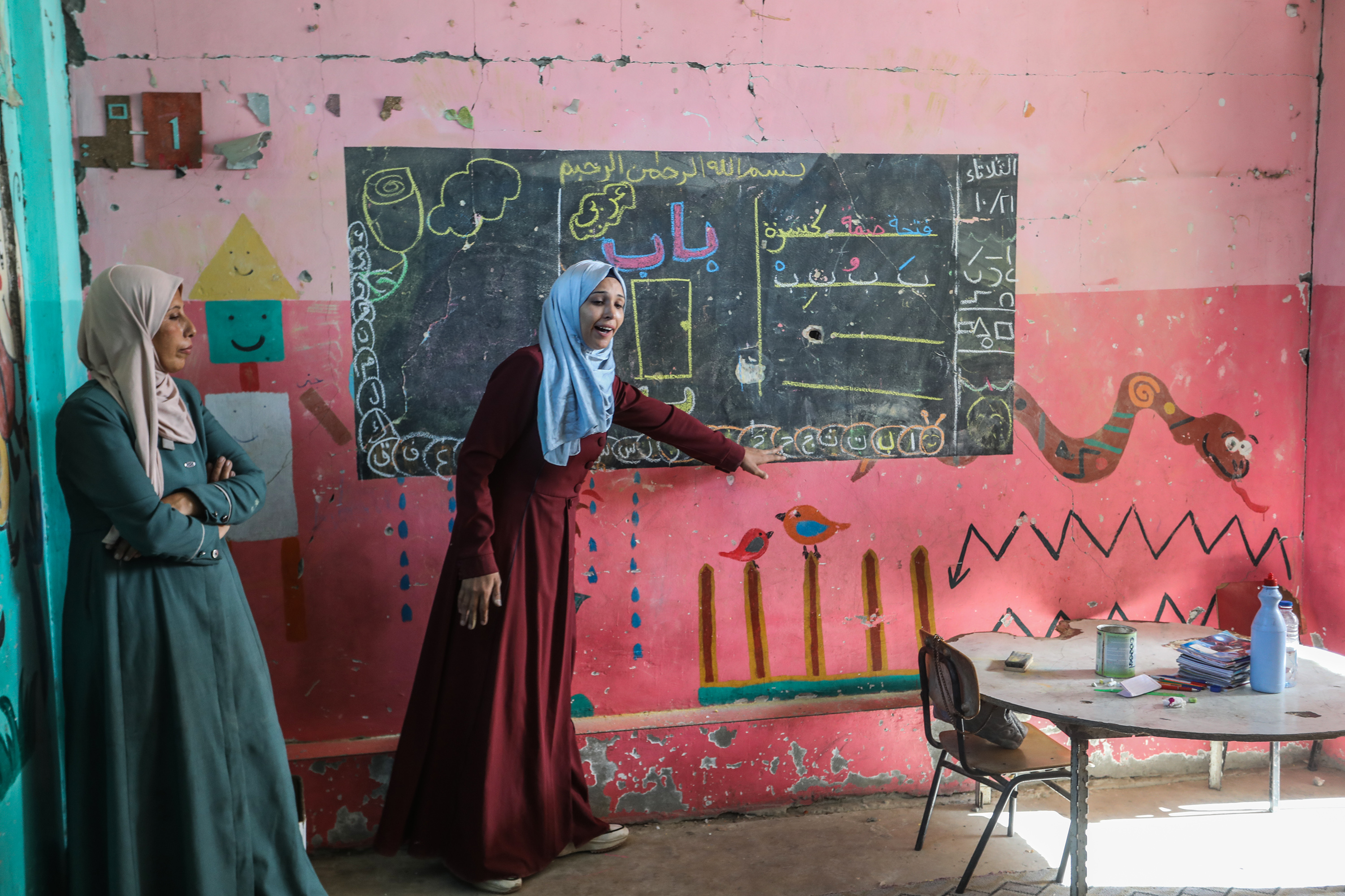 KHAN YOUNIS, GAZA - 21. OKTOBAR ( Abed Rahim Khatib - Anadolu Agency )