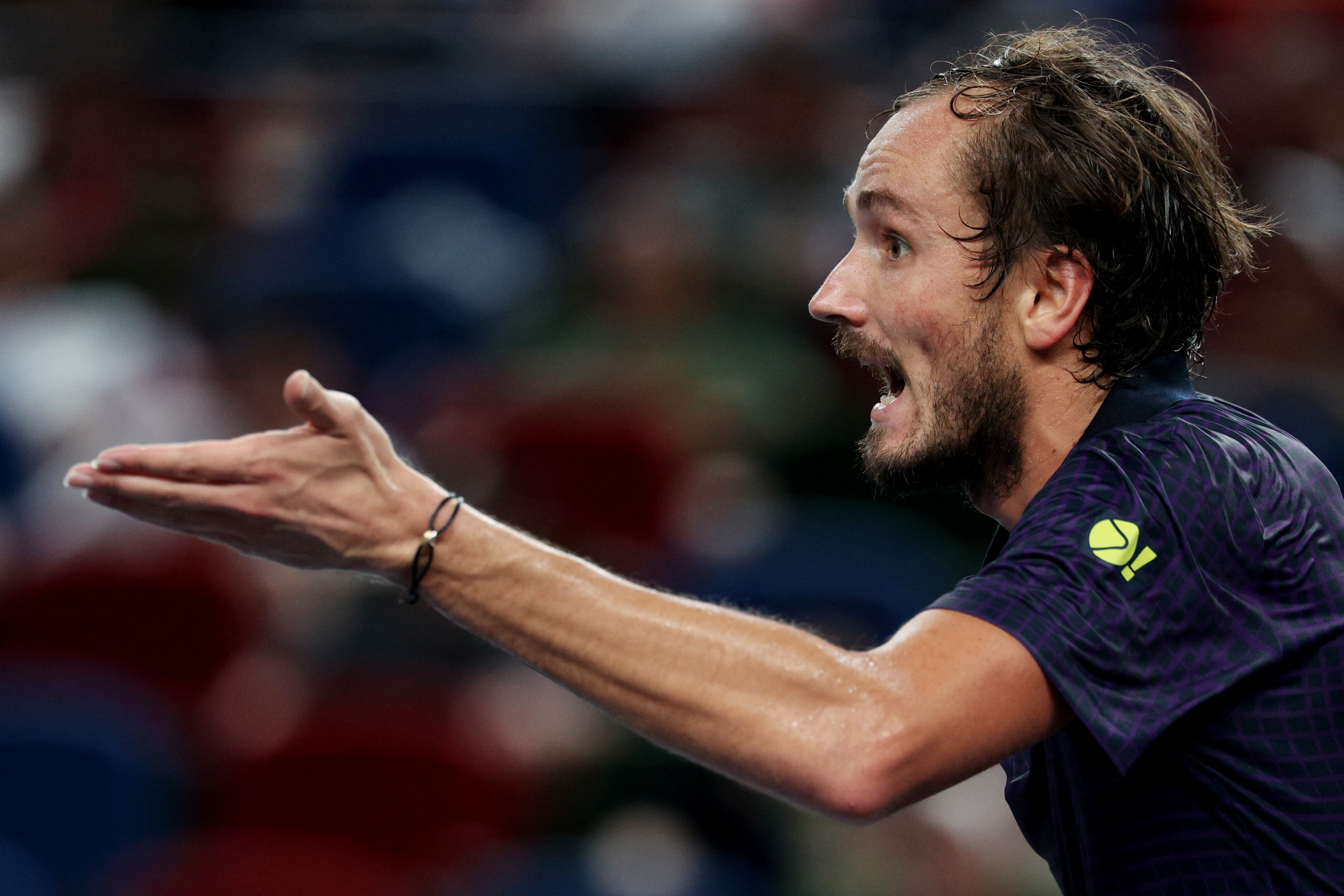 Daniil Medvedev se svađa