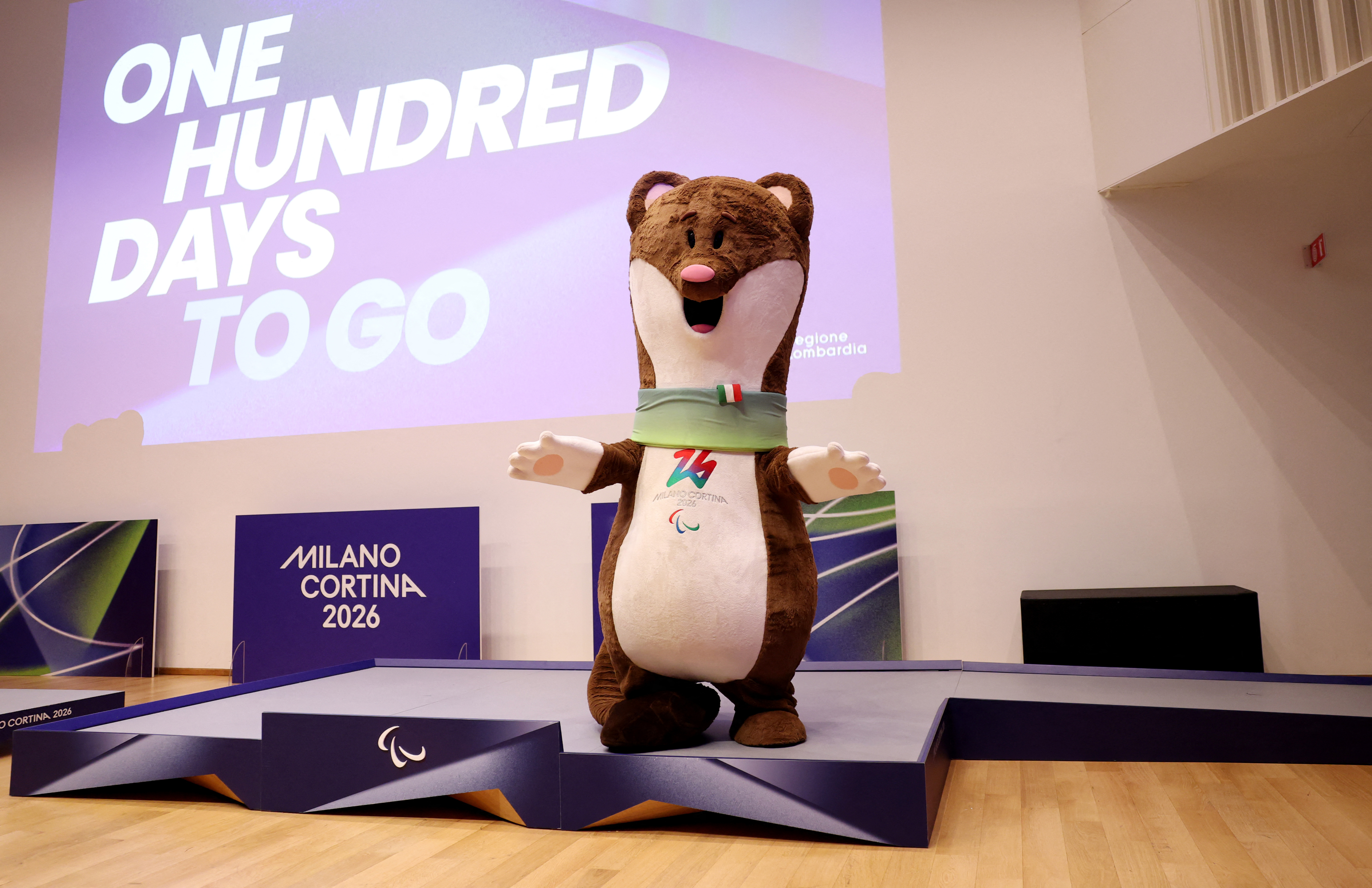 Olympics - 2026 Milano-Cortina Winter Olympics - 100 days to go