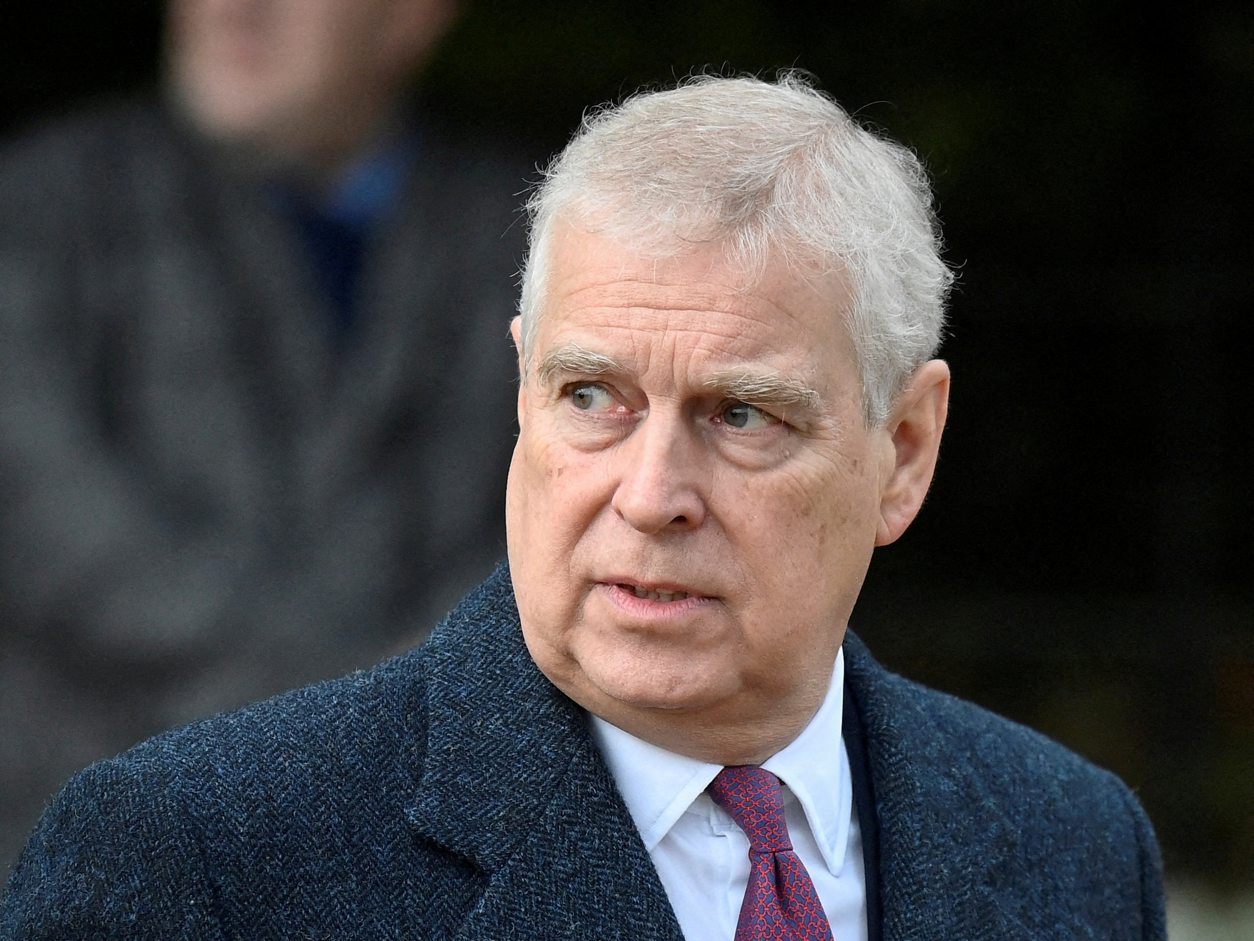 Prince Andrew, Duke of York attends the Royal Family's Christmas Day service at St. Mary Magdalene's church, as the Royals take residence at the Sandringham estate in eastern England, Britain December 25, 2022. REUTERS/Toby Melville//File Photo