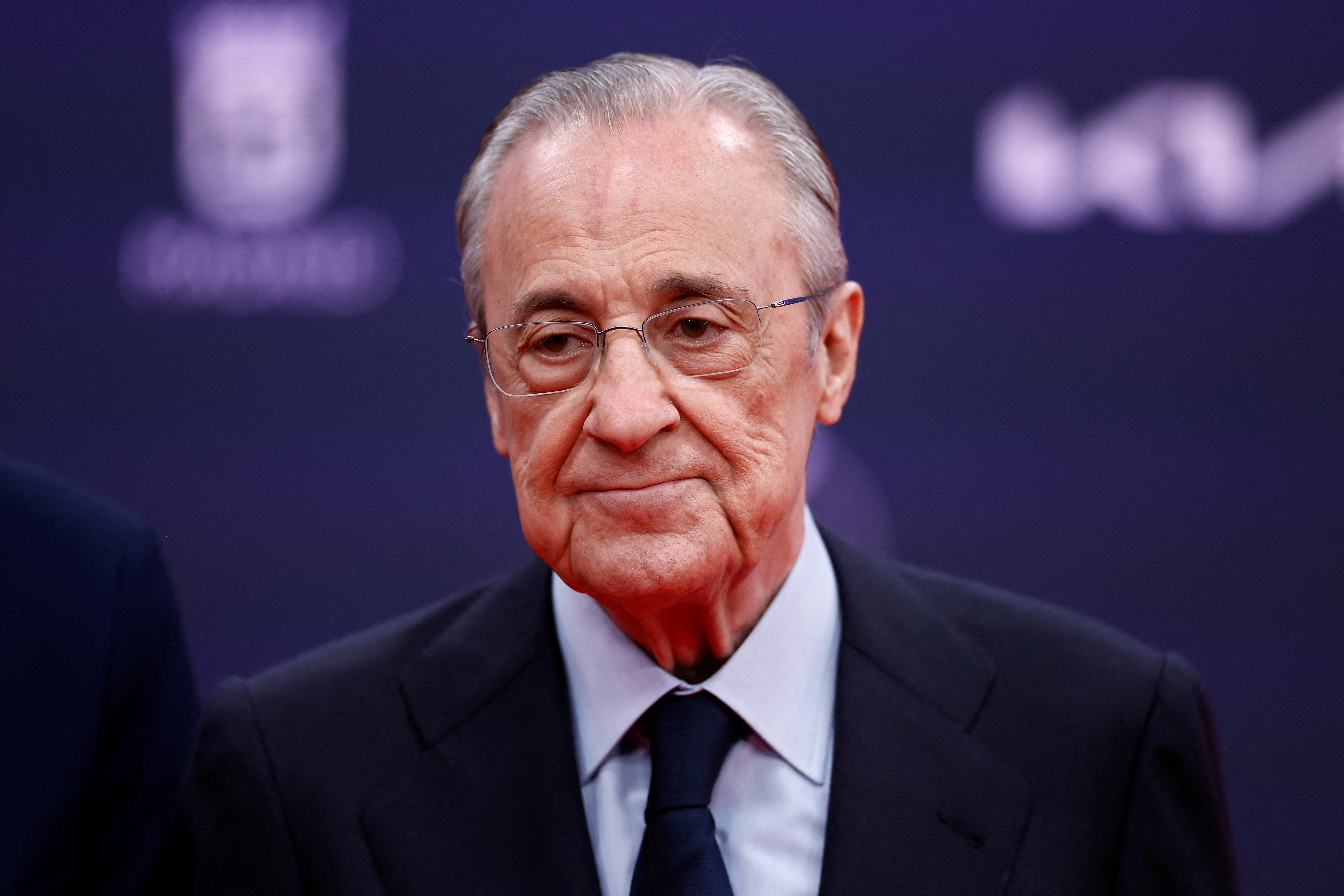 FILE PHOTO: Laureus World Sports Awards - Palacio de Cibeles, Madrid, Spain  - April 21, 2025  Real Madrid President Florentino Perez arrives ahead of the awards ceremony REUTERS/Juan Medina/File Photo