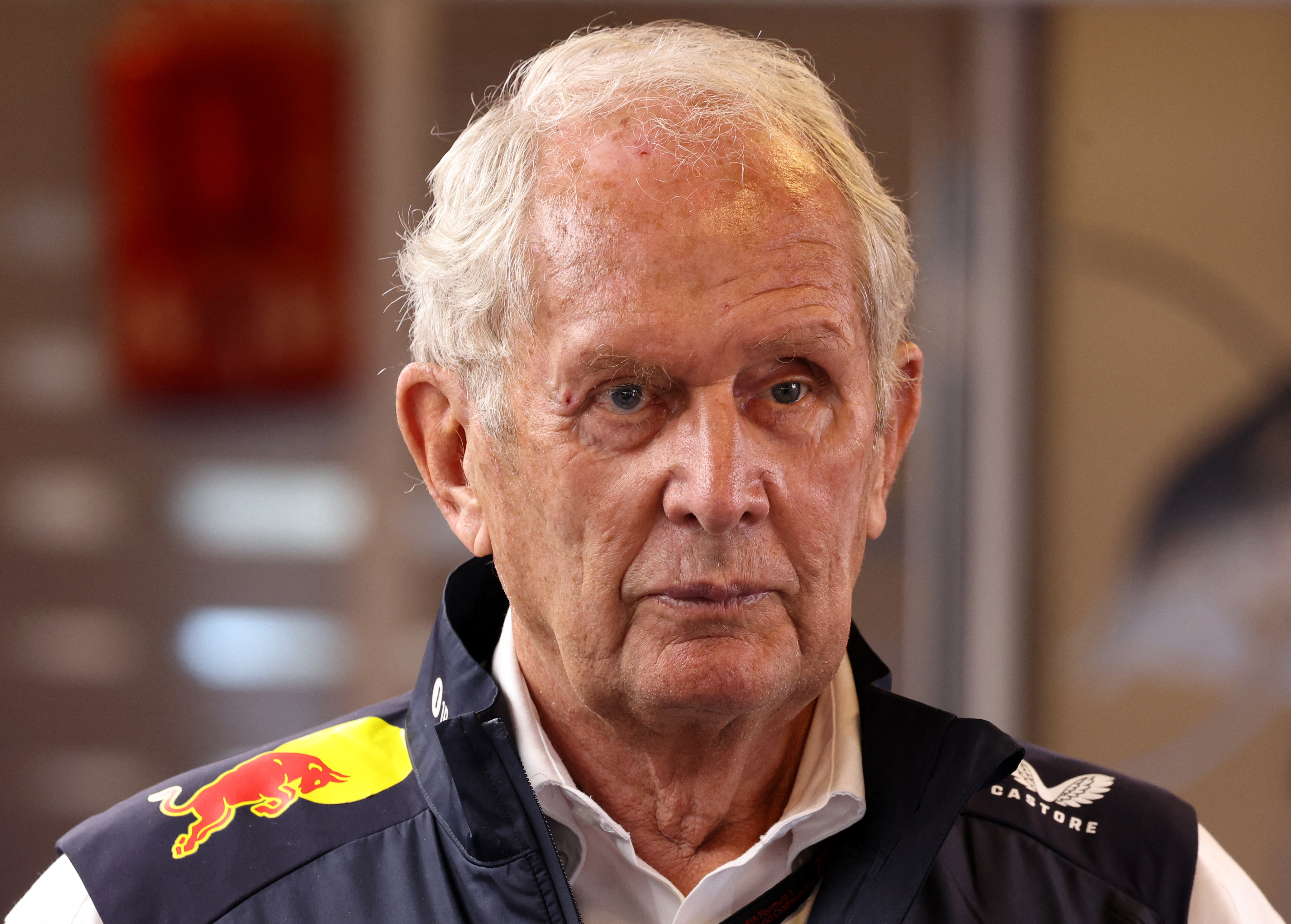 Formula One F1 - Abu Dhabi Grand Prix - Yas Marina Circuit, Abu Dhabi, United Arab Emirates - December 5, 2025  Red Bull team advisor Helmut Marko before a practice session REUTERS/Amr Alfiky