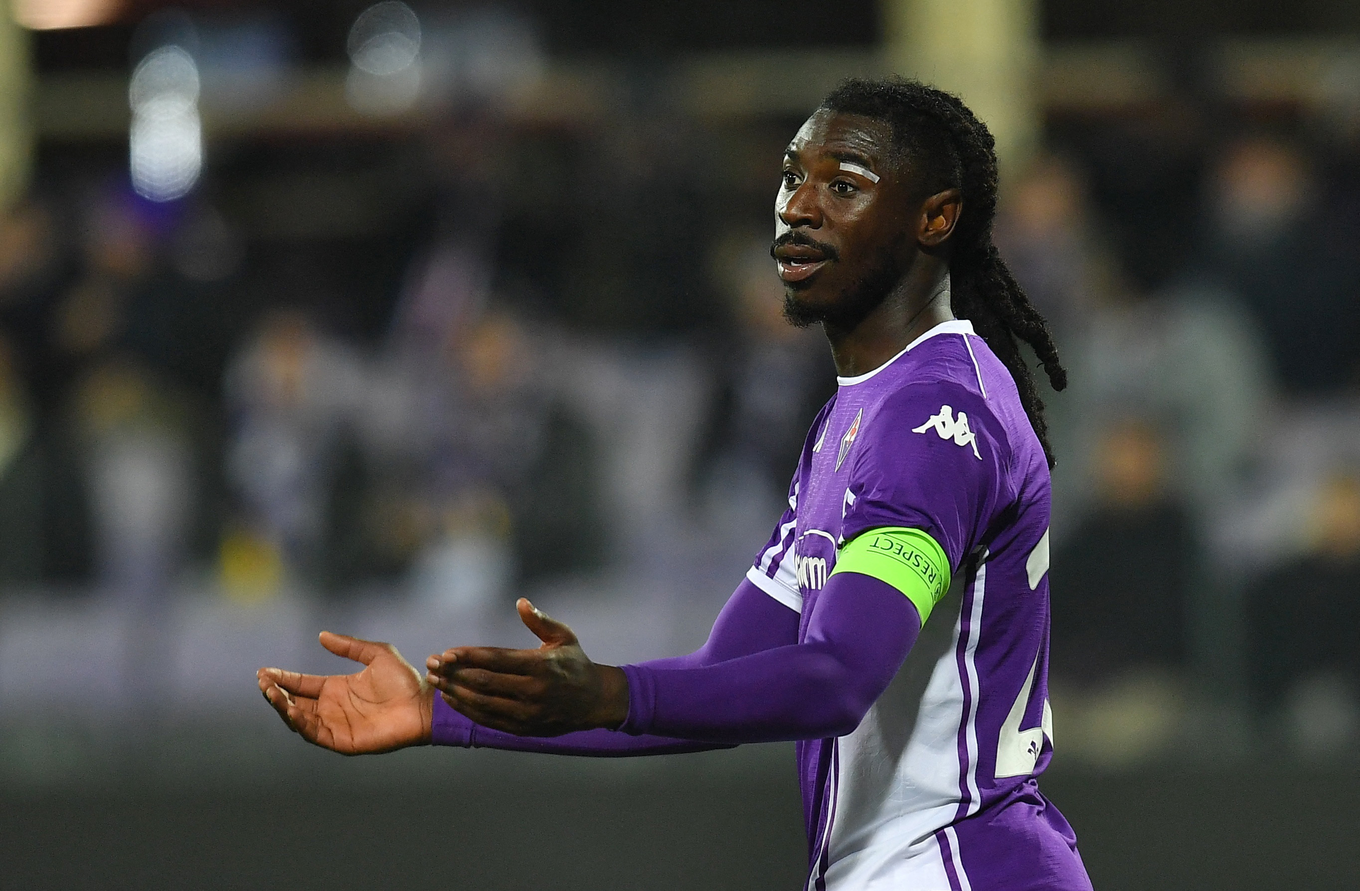 Soccer Football - UEFA Conference League - Fiorentina v Dynamo Kyiv - Stadio Artemio Franchi, Florence, Italy - December 11, 2025 Fiorentina's Moise Kean reacts REUTERS/Jennifer Lorenzini