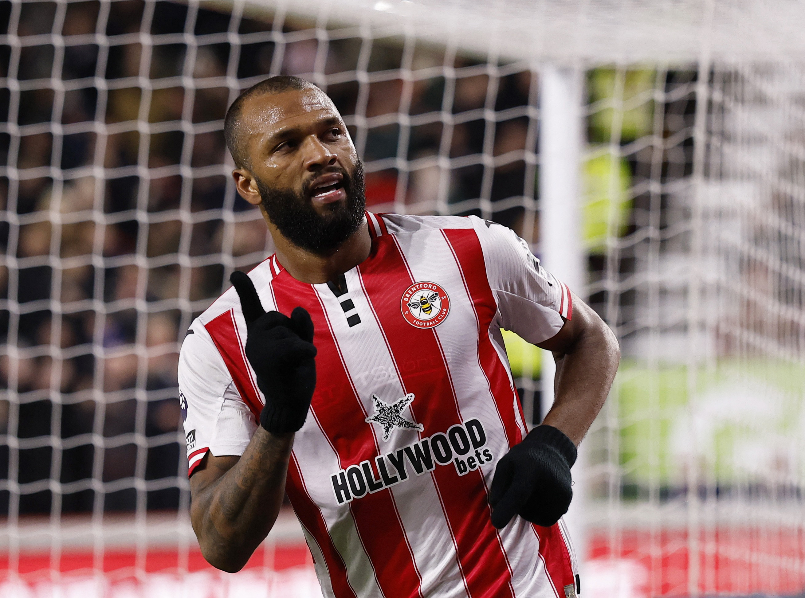 Soccer Football - Premier League - Brentford v Sunderland - GTech Community Stadium, London, Britain - January 7, 2026 Brentford's Igor Thiago celebrates scoring their first goal Action Images via Reuters/Andrew Couldridge EDITORIAL USE ONLY. NO USE WITH