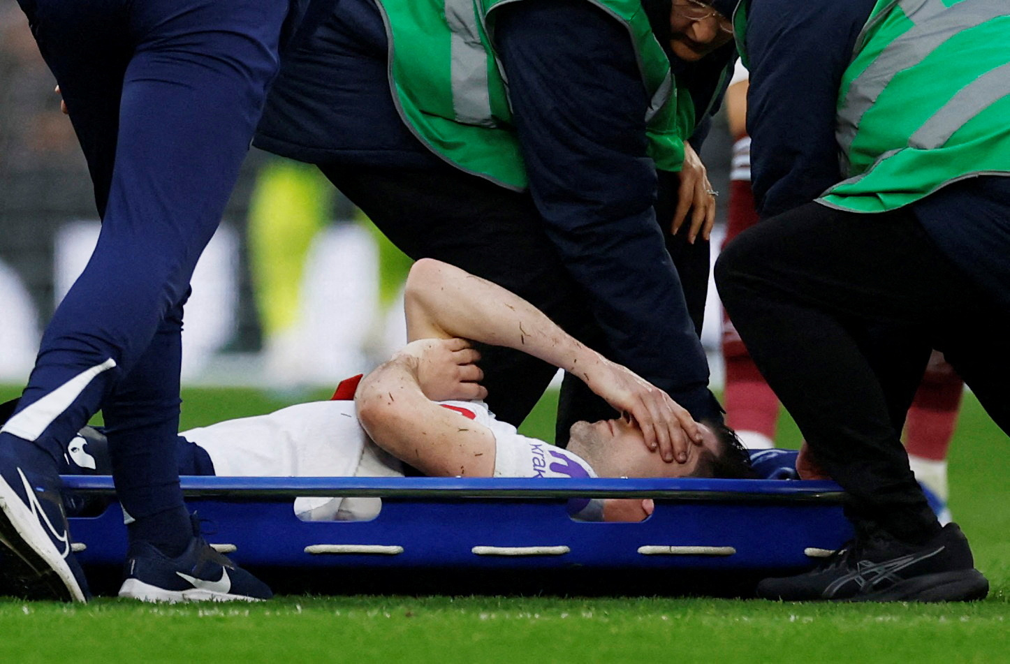 FILE PHOTO: Soccer Football - Premier League - Tottenham Hotspur v West Ham United - Tottenham Hotspur Stadium, London, Britain - January 17, 2026 Tottenham Hotspur's Ben Davies looks dejected after sustaining an injury Action Images via Reuters/Andrew Co