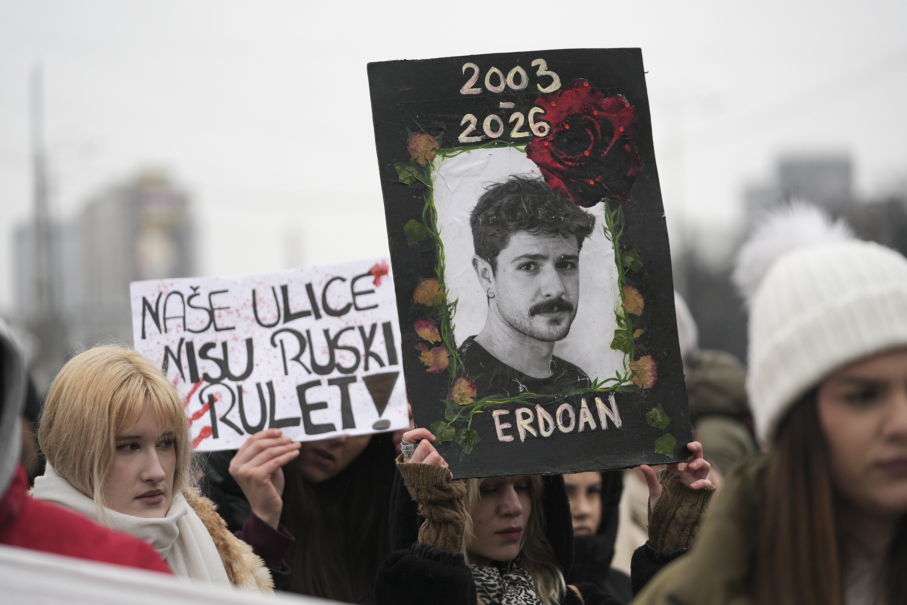 Sarajevo, BIH - 17. februar 2026:Peti dan zaredom u Sarajevo se održavaju protesti ( Samır Jordamovıc - Anadolu Agency )