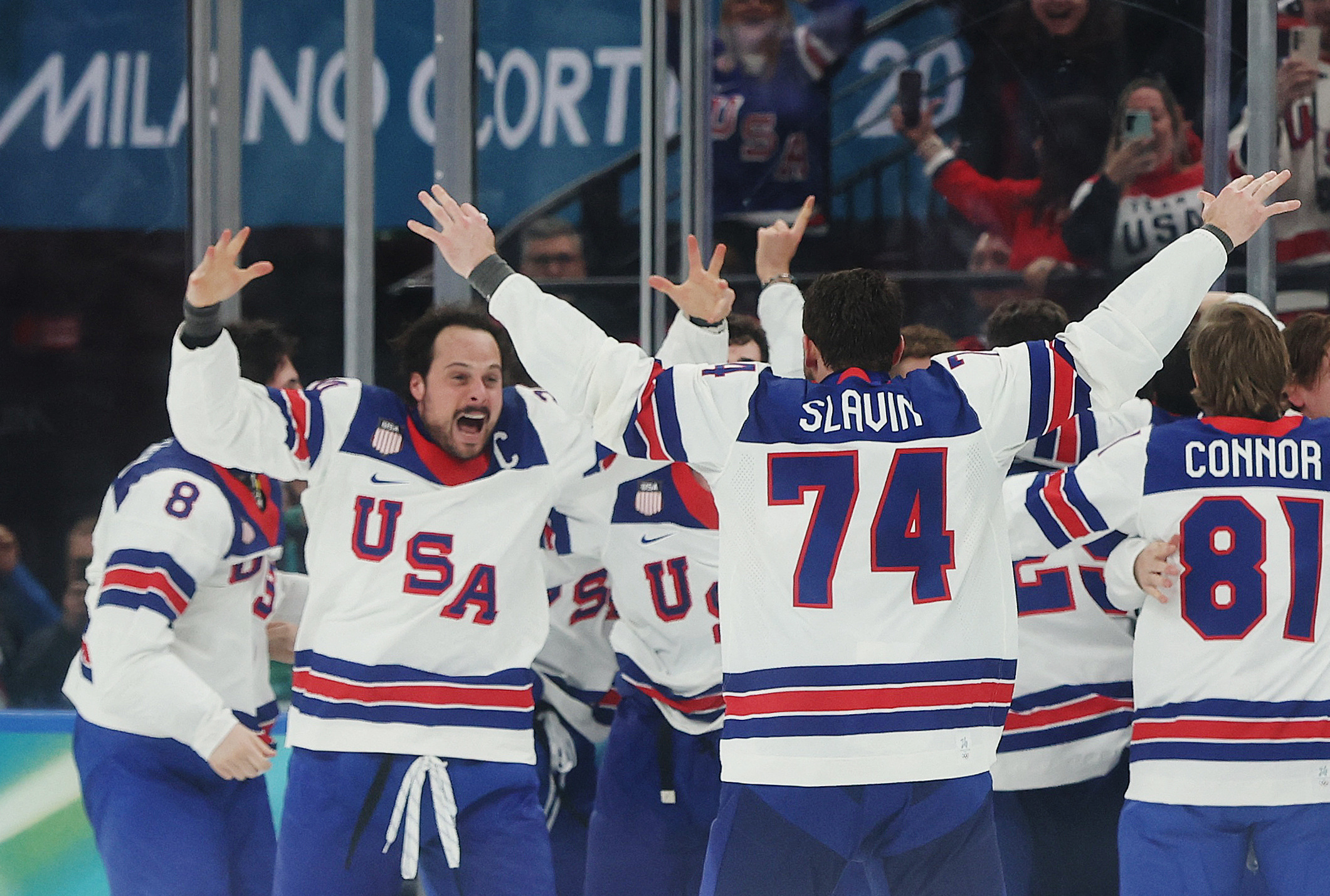Milano Cortina 2026 Olympics - Ice Hockey - Men's Gold Medal Game - Canada vs United States -goal in overtime to win gold REUTERS/Mike Segar