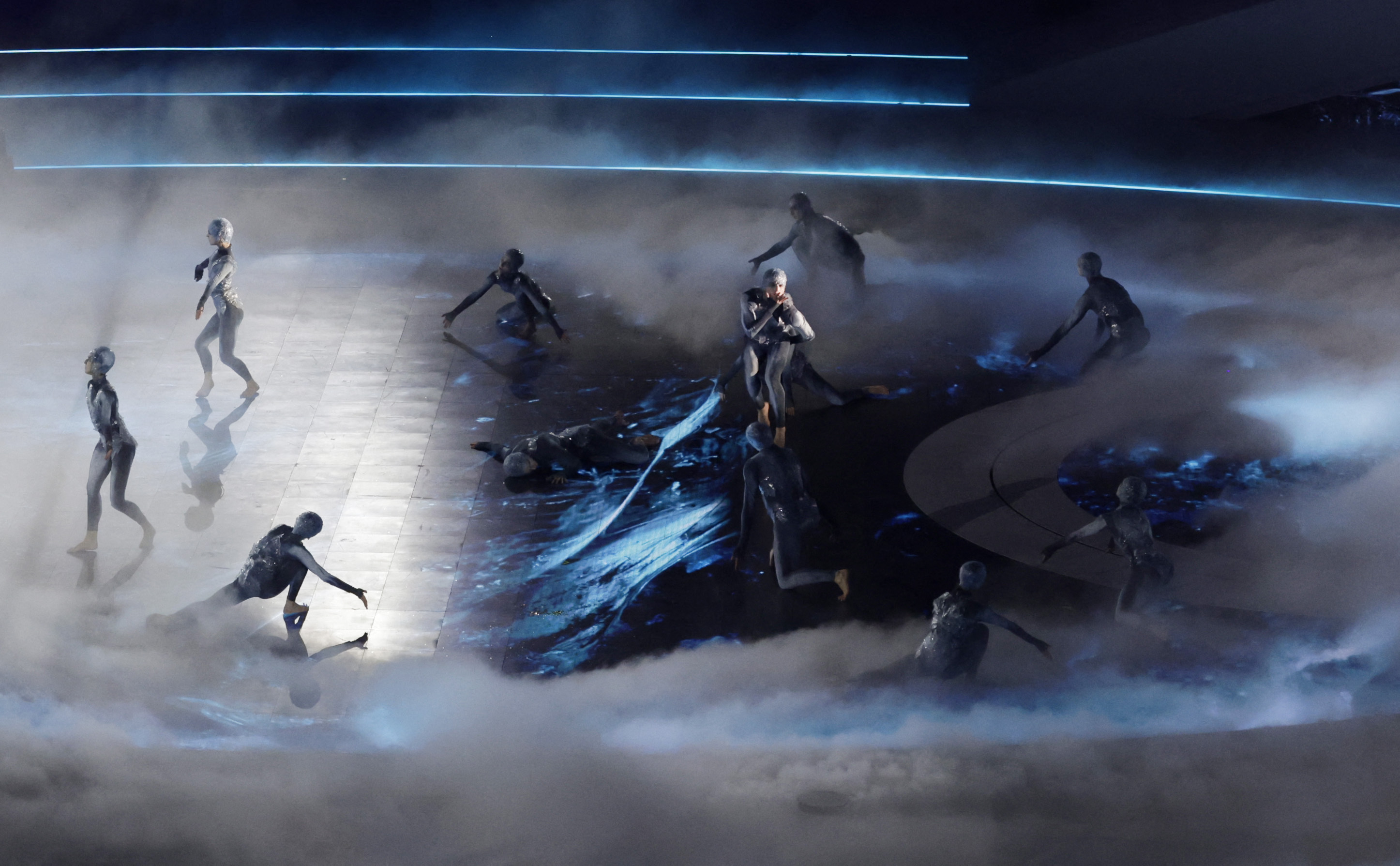 Milano Cortina 2026 Olympics - Ceremonies - Closing Ceremony - Verona Olympic Arena, Verona, Italy - February 22, 2026.  General view of performers during the closing ceremony REUTERS/Leonhard Foeger