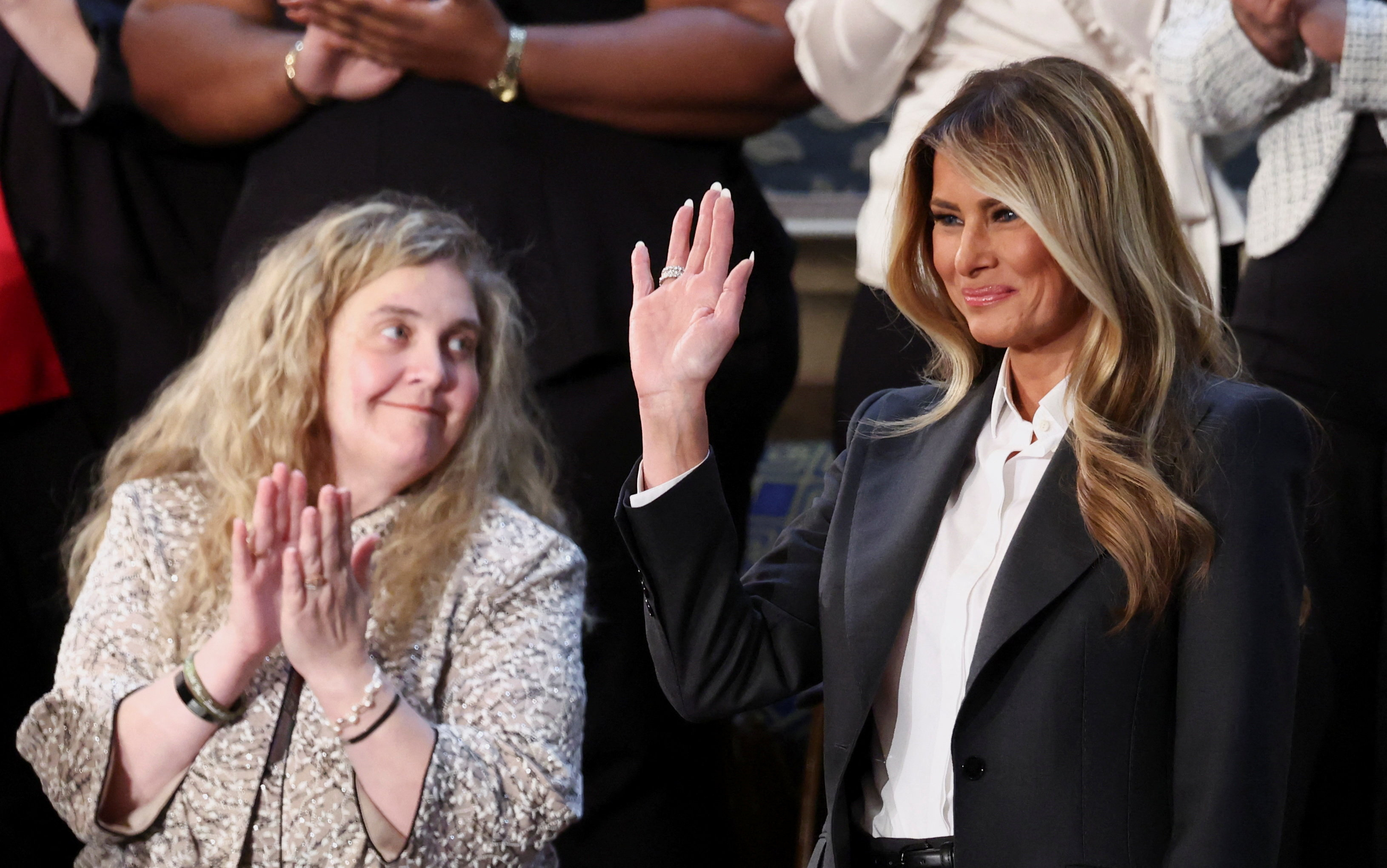 Prva dama Melania Trump na obraćanju predsjednika SAD-a Donalda Trumpa o stanju nacije