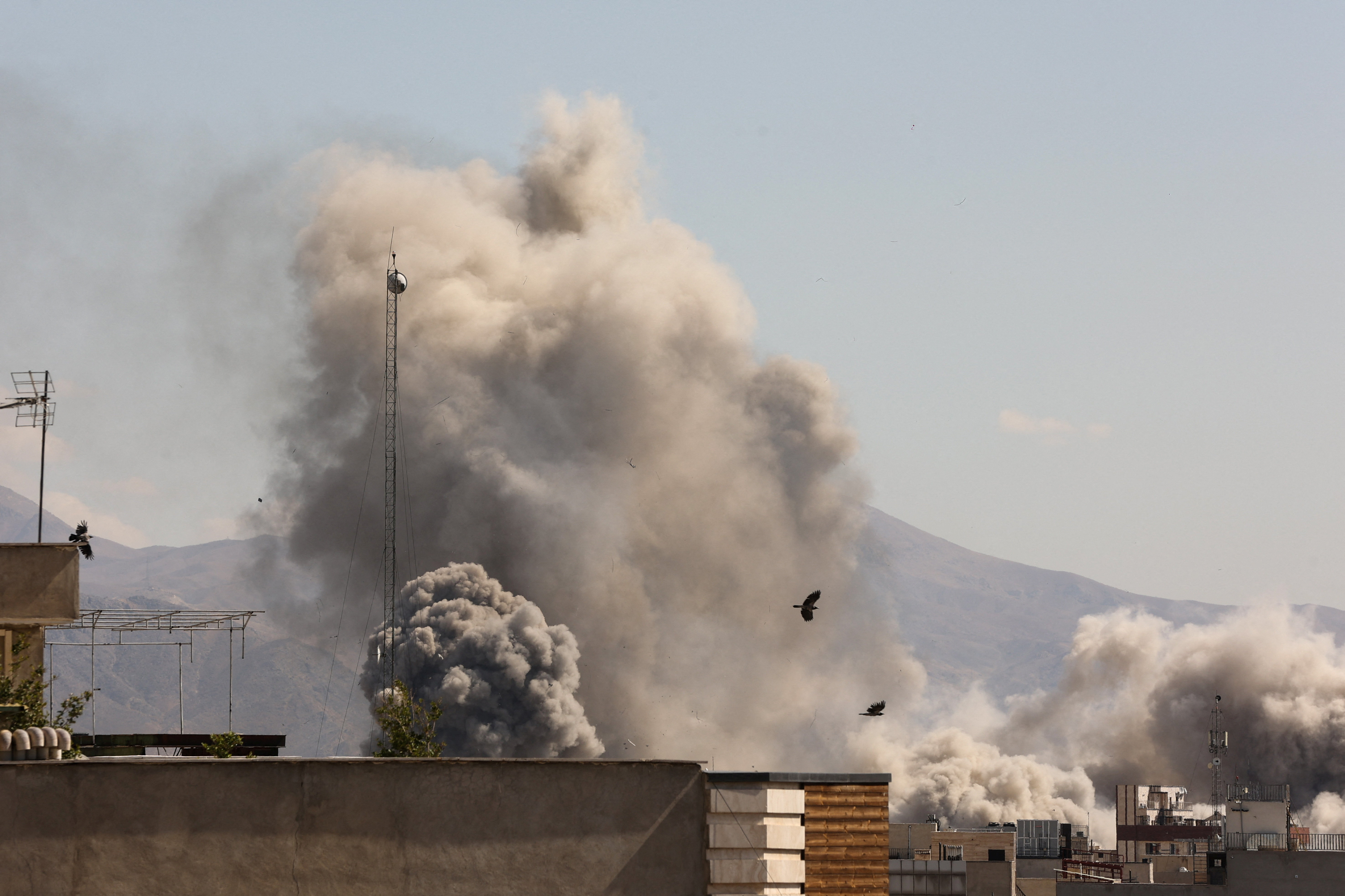 Smoke rises following an explosion, after Israel and the U.S. launched strikes on Iran, in Tehran, Iran, March 1, 2026. Majid Asgaripour/WANA (West Asia News Agency) via REUTERS ATTENTION EDITORS - THIS PICTURE WAS PROVIDED BY A THIRD PARTY