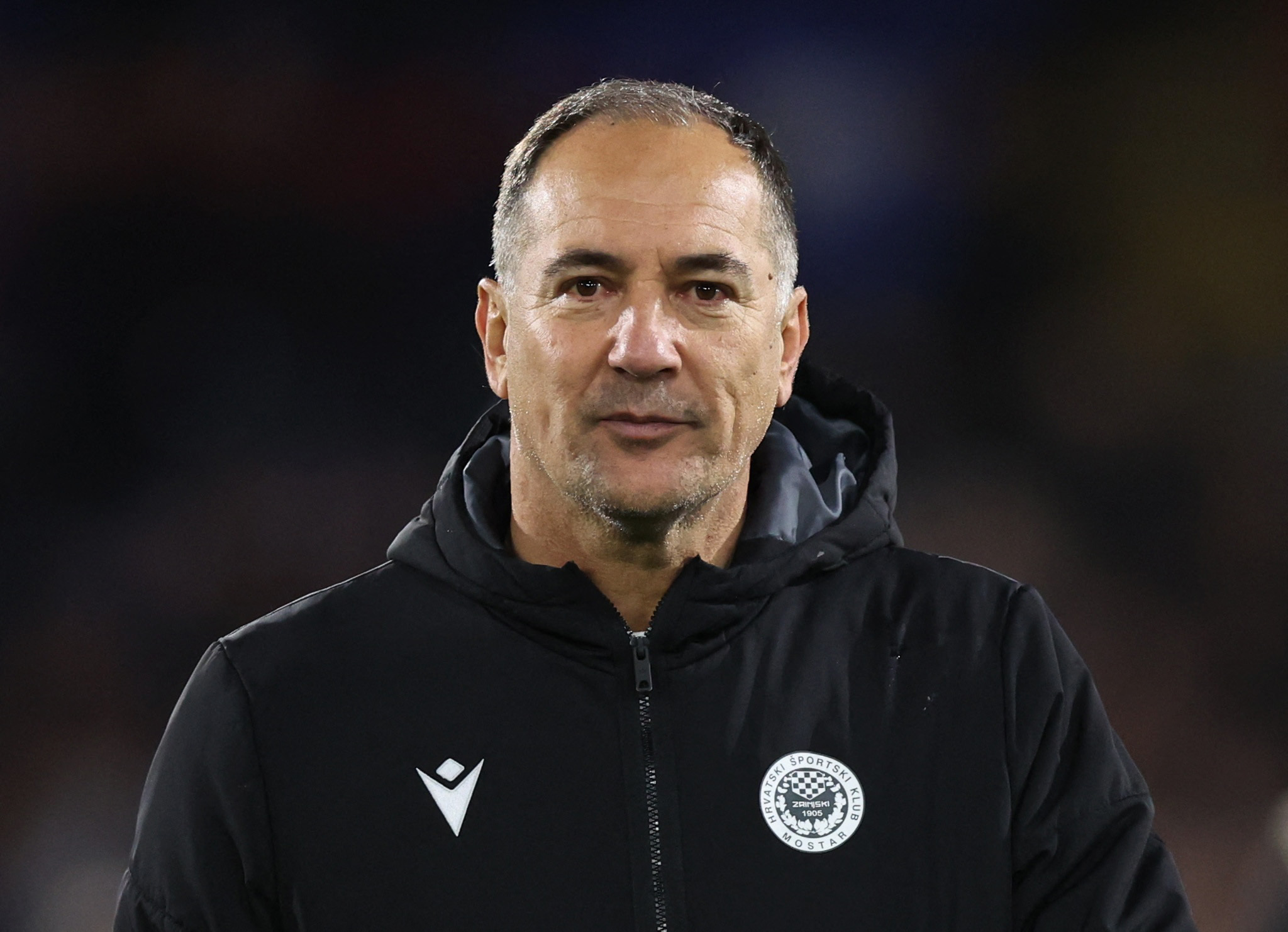 Soccer Football - UEFA Conference League - Play Off - Second Leg - Crystal Palace v Zrinjski Mostar - Selhurst Park, London, Britain - February 26, 2026 Zrinjski Mostar coach Igor Stimac looks dejected after the match REUTERS/David Klein