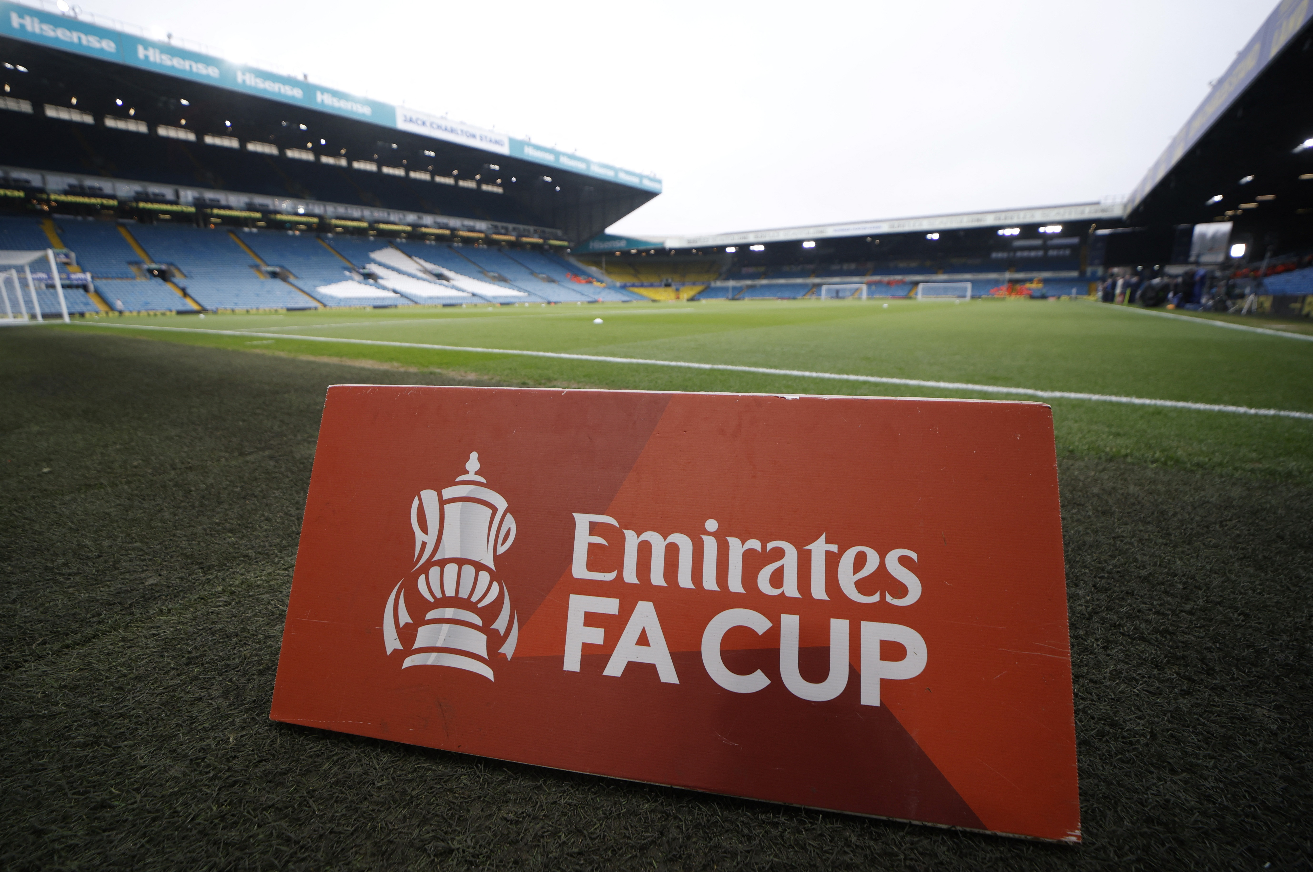 Soccer Football - FA Cup - Fifth Round - Leeds United v Norwich City - Elland Road, Leeds, Britain - March 8, 2026 General view inside the stadium before the match Action Images via Reuters/Jason Cairnduff