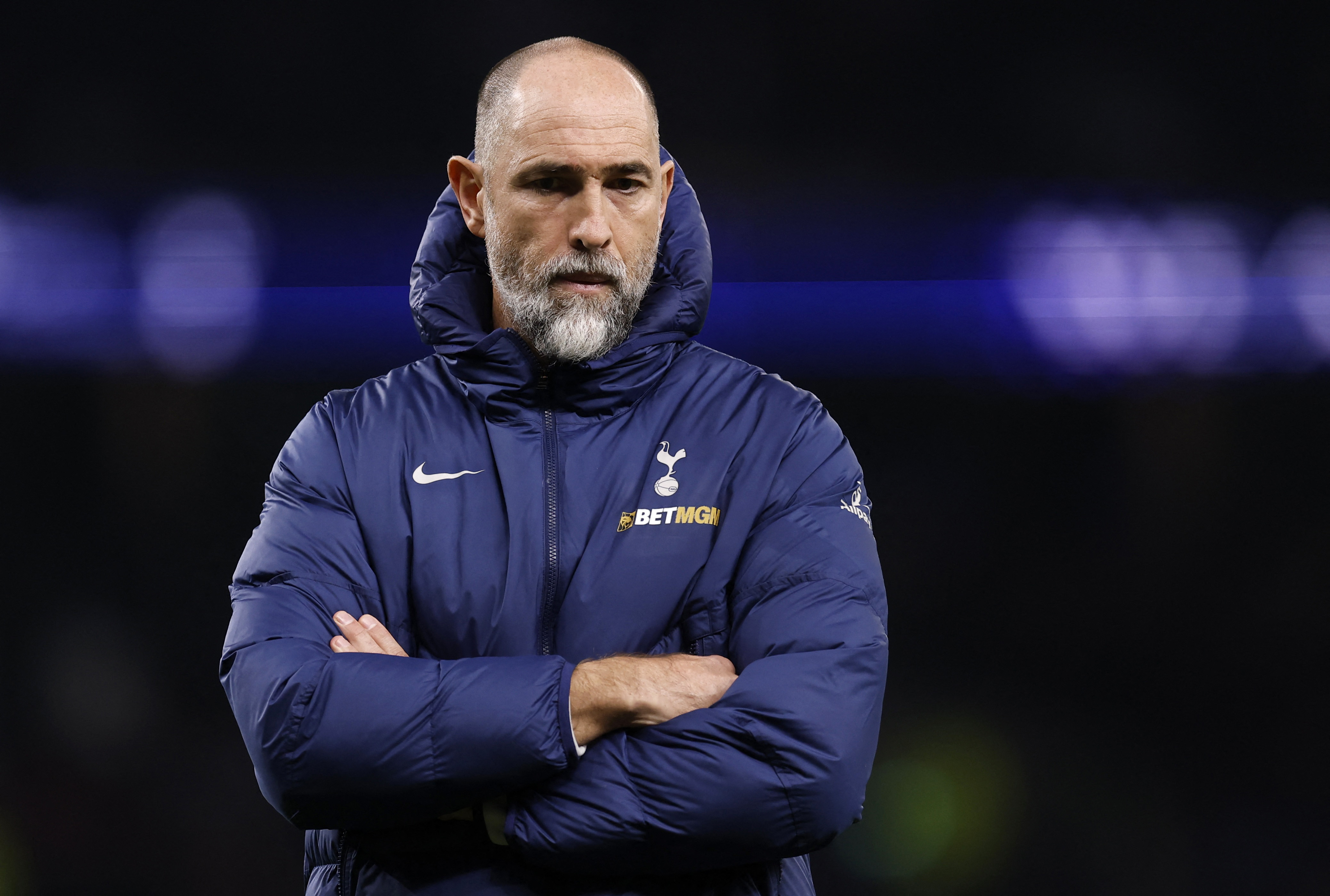 Soccer Football - Premier League - Tottenham Hotspur v Crystal Palace - Tottenham Hotspur Stadium, London, Britain - March 5, 2026 Tottenham Hotspur interim manager Igor Tudor looks on during the warm up before the match Action Images via Reuters/Andrew C