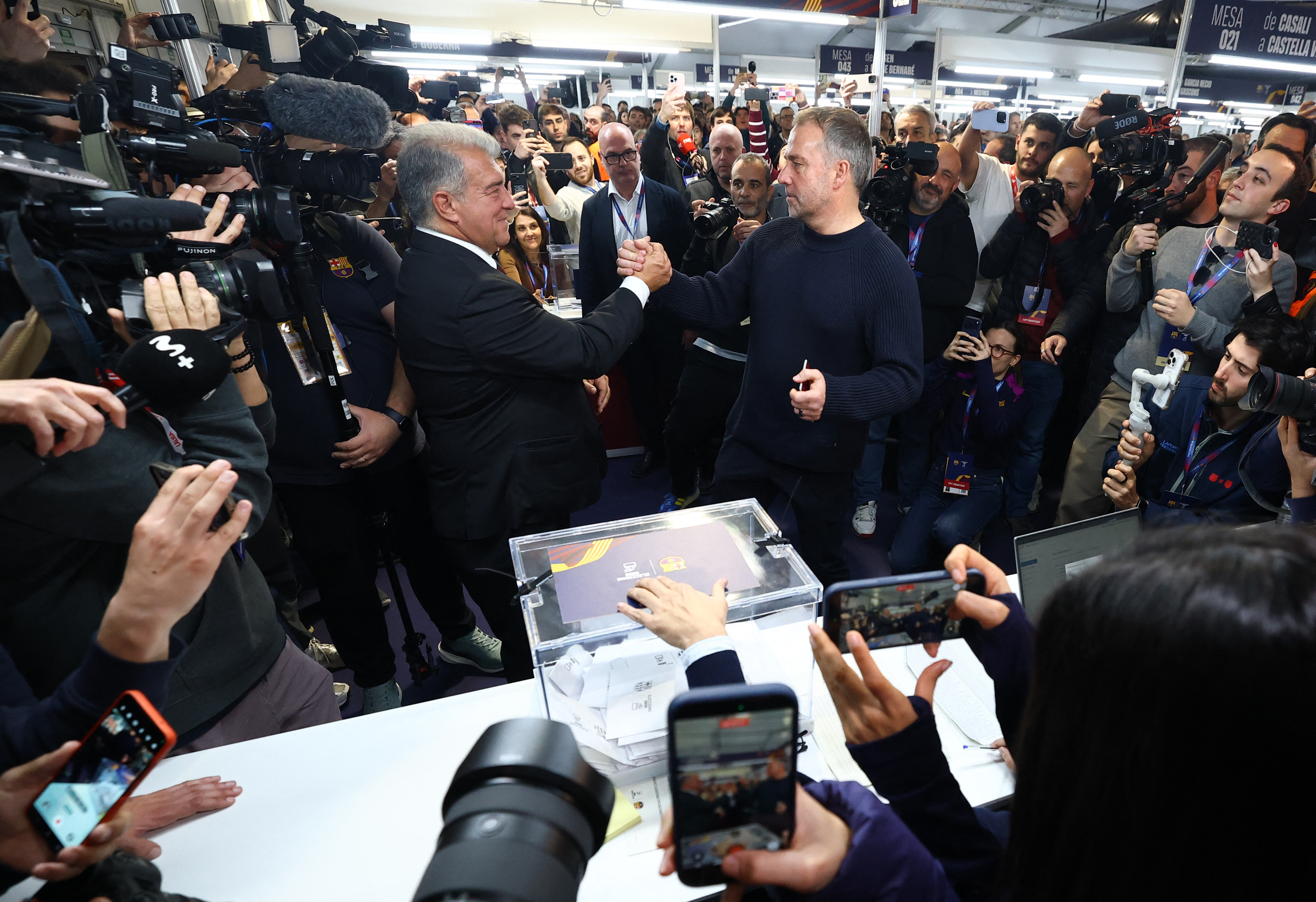 Soccer Football - FC Barcelona elections - Barcelona, Spain - March 15, 2026