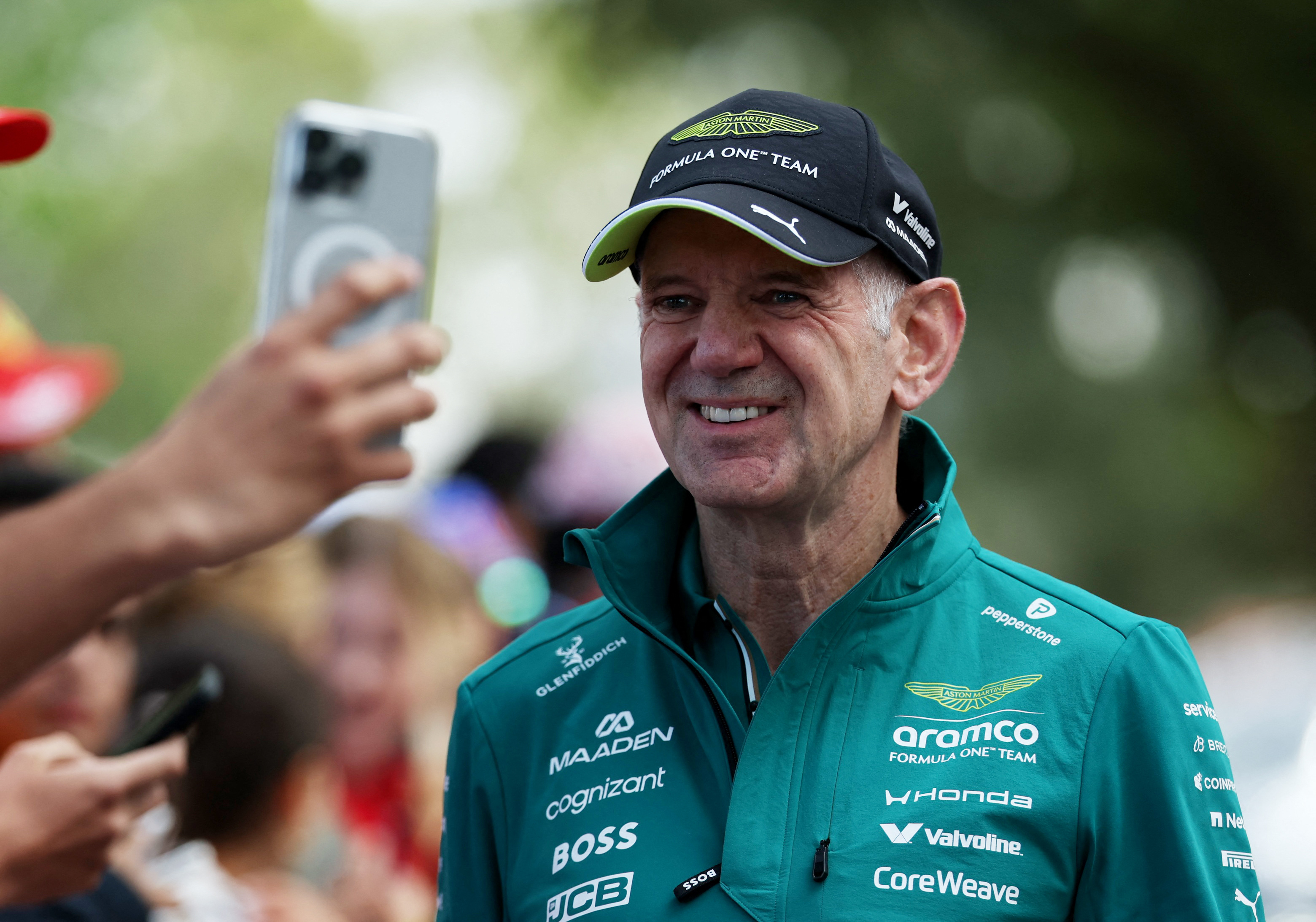 Formula One F1 - Australian Grand Prix - Albert Park Grand Prix Circuit, Melbourne, Australia - March 5, 2026 Aston Martin team principal Adrian Newey arrives ahead of the Australian Grand Prix REUTERS/Hollie Adams