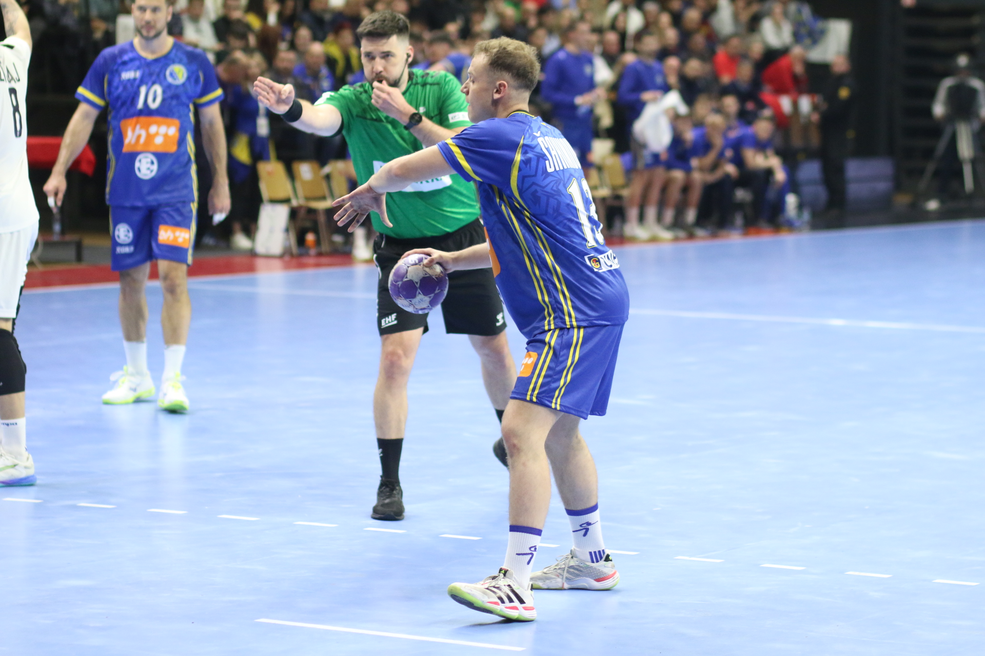 Tuzla, BiH -19. mart 2026:Rukometne reprezentacije Bosne i Hercegovine i Kosova sastale su se u dvorani Mejdan u Tuzli, BiH 19. marta 2026. ( Ahmet Besic - Anadolu Agency )