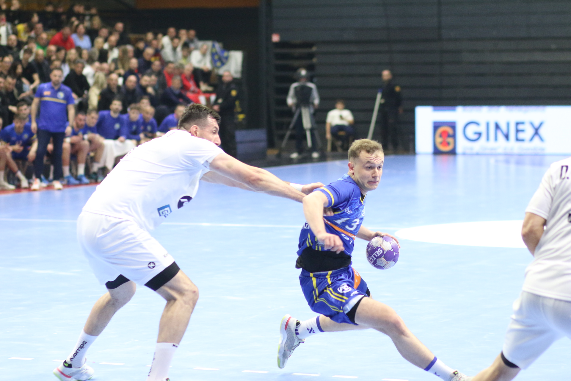 Tuzla, BiH -19. mart 2026:Rukometne reprezentacije Bosne i Hercegovine i Kosova sastale su se u dvorani Mejdan u Tuzli, BiH 19. marta 2026. ( Ahmet Besic - Anadolu Agency )