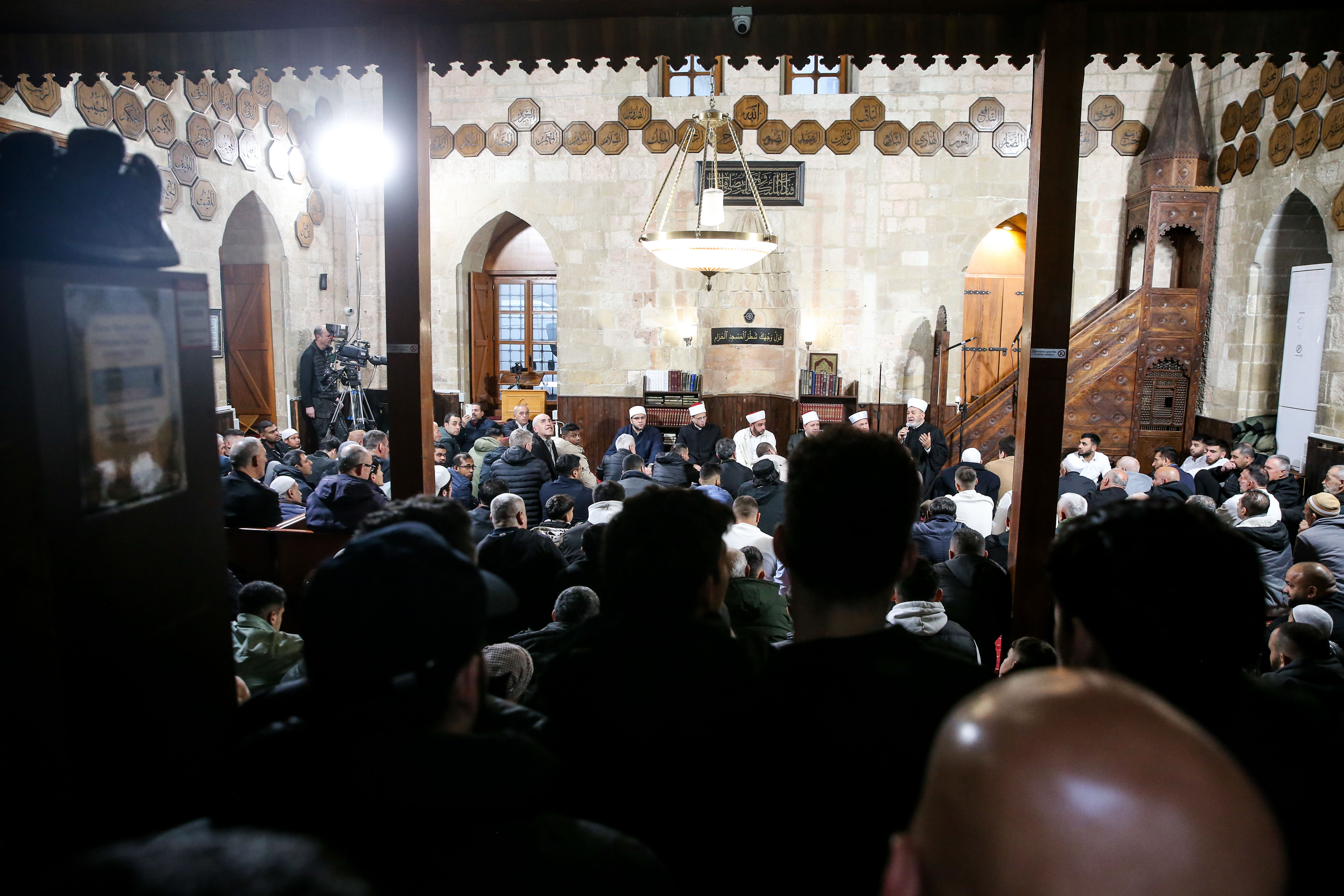 BEOGRAD,SRBIJA - 20. mart 2026: Veliki broj vjernika okupio se na bajram-namazu u Bajrakli džamiji u Beogradu, glavnom gradu Srbije. ( Filip Stevanovic - Anadolu Agency )