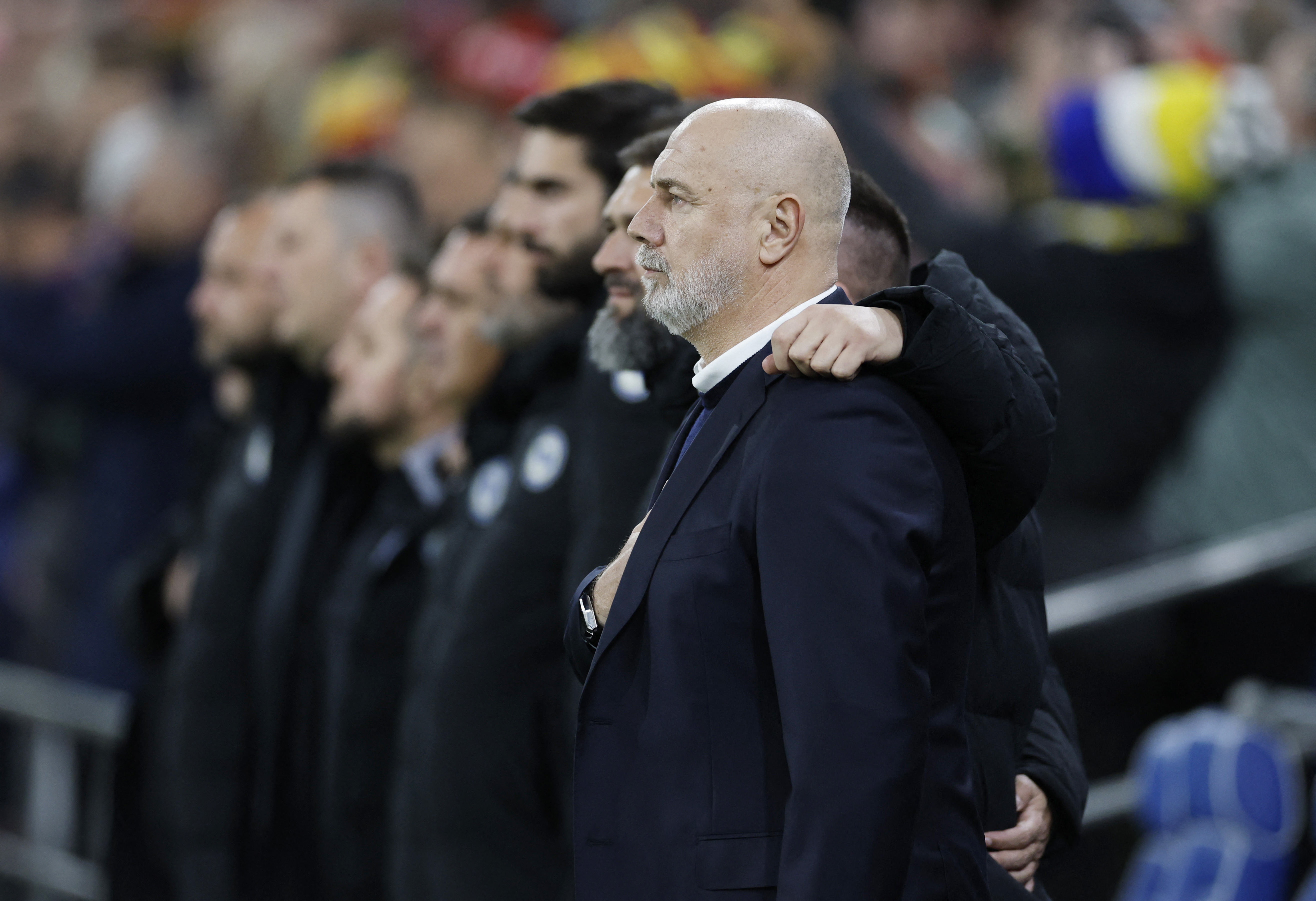 Soccer Football - FIFA World Cup - UEFA Qualifiers - Wales v Bosnia and Herzegovina - Cardiff City Stadium, Cardiff, Wales, Britain - March 26, 2026 Bosnia and Herzegovina coach Sergej Barbarez before the match Action Images via Reuters/Peter Cziborra