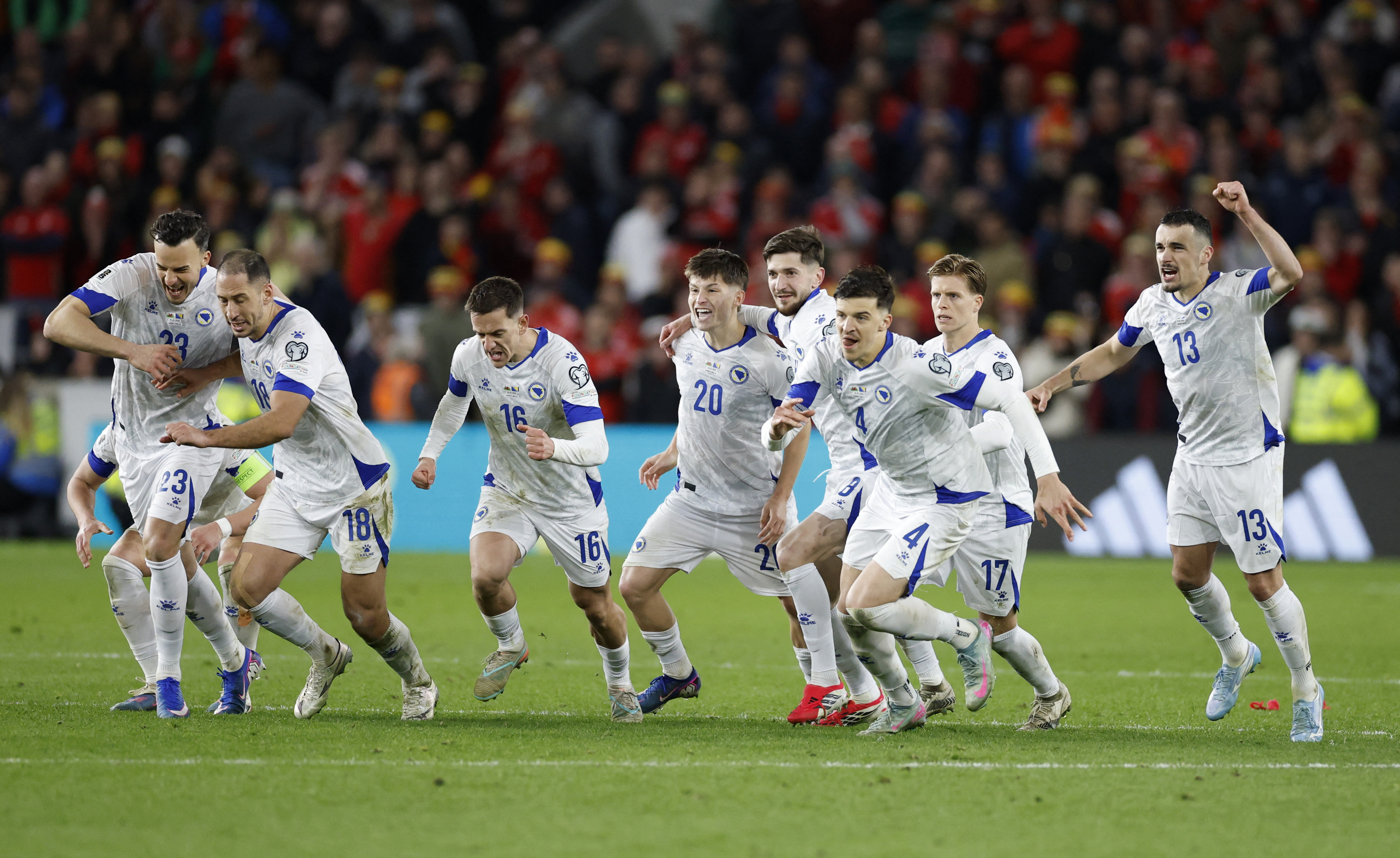 Soccer Football - FIFA World Cup - UEFA Qualifiers - Semi Final - Wales v Bosnia and