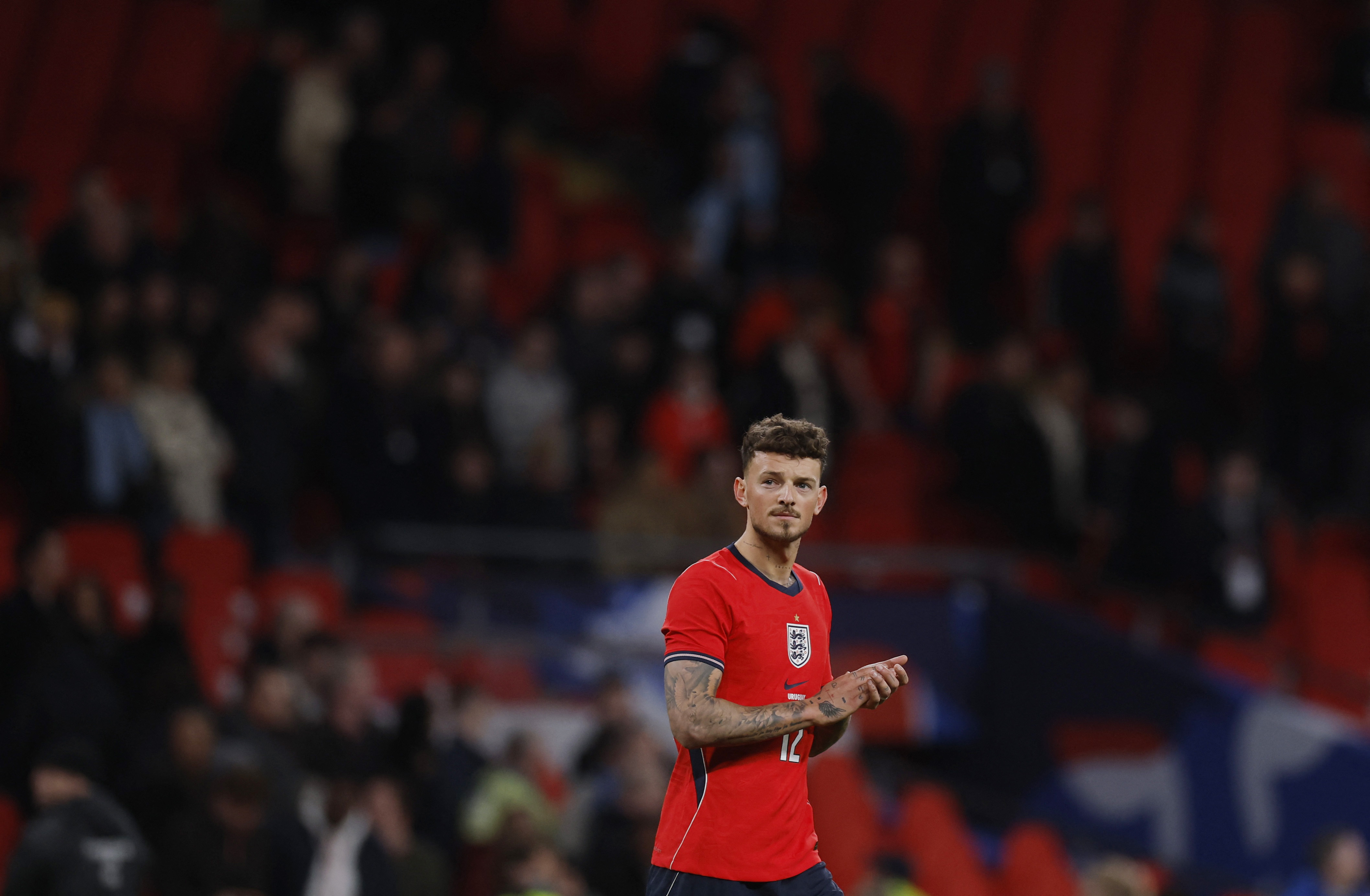 Soccer Football - International Friendly - England v Uruguay - Wembley Stadium, London, Britain - March 27, 2026 England's Ben White after the match Action Images via Reuters/Andrew Couldridge