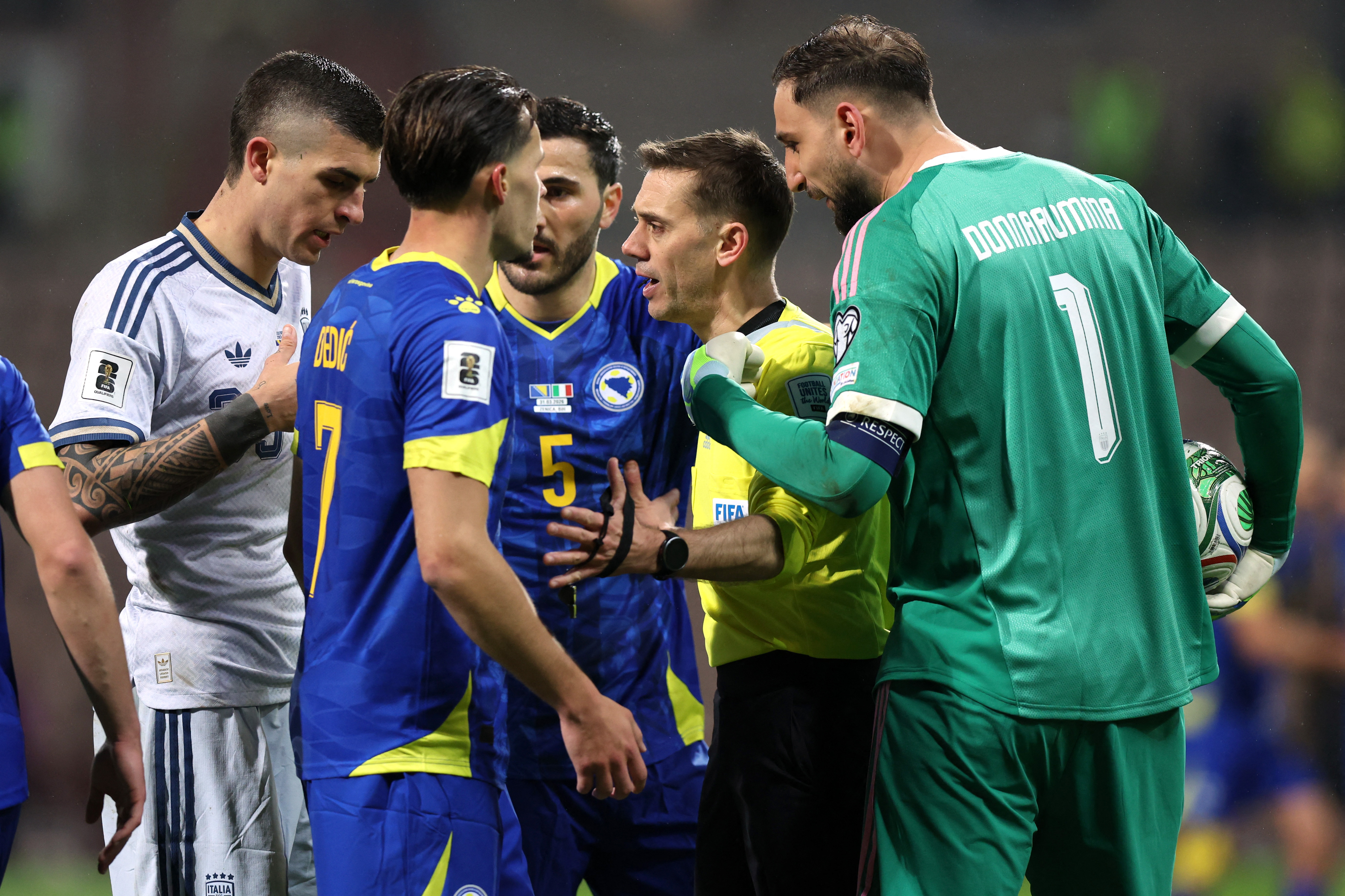 Bosnia v Italy - Bilino Polje Stadium, Zenica, Bosnia and Herzegovina - March 31, 2026  REUTERS/Amel Emric
