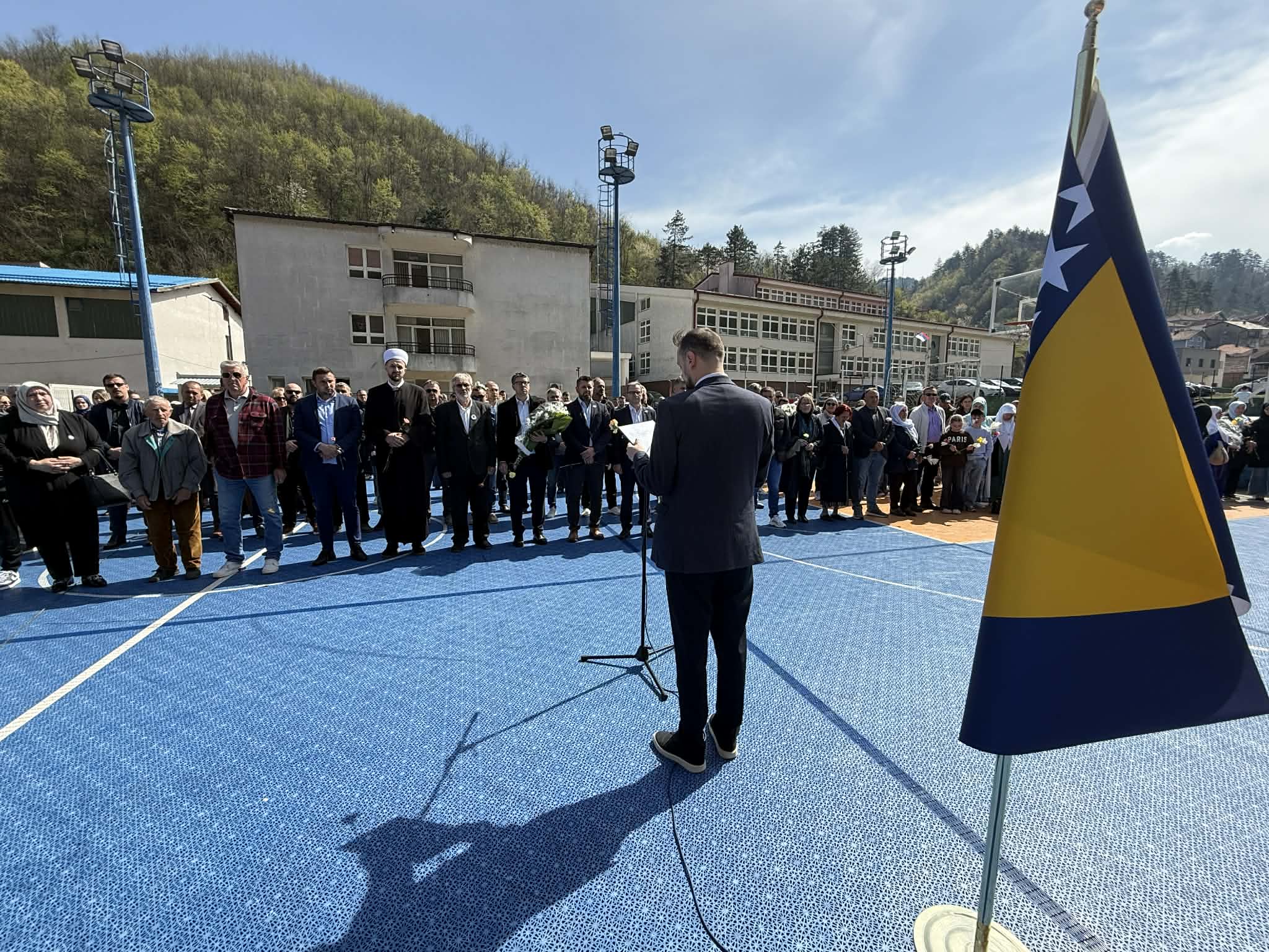 Srebrenica, BiH -12. april 2026: U Srebrenici je danas obilježena 33. godišnjica zločina