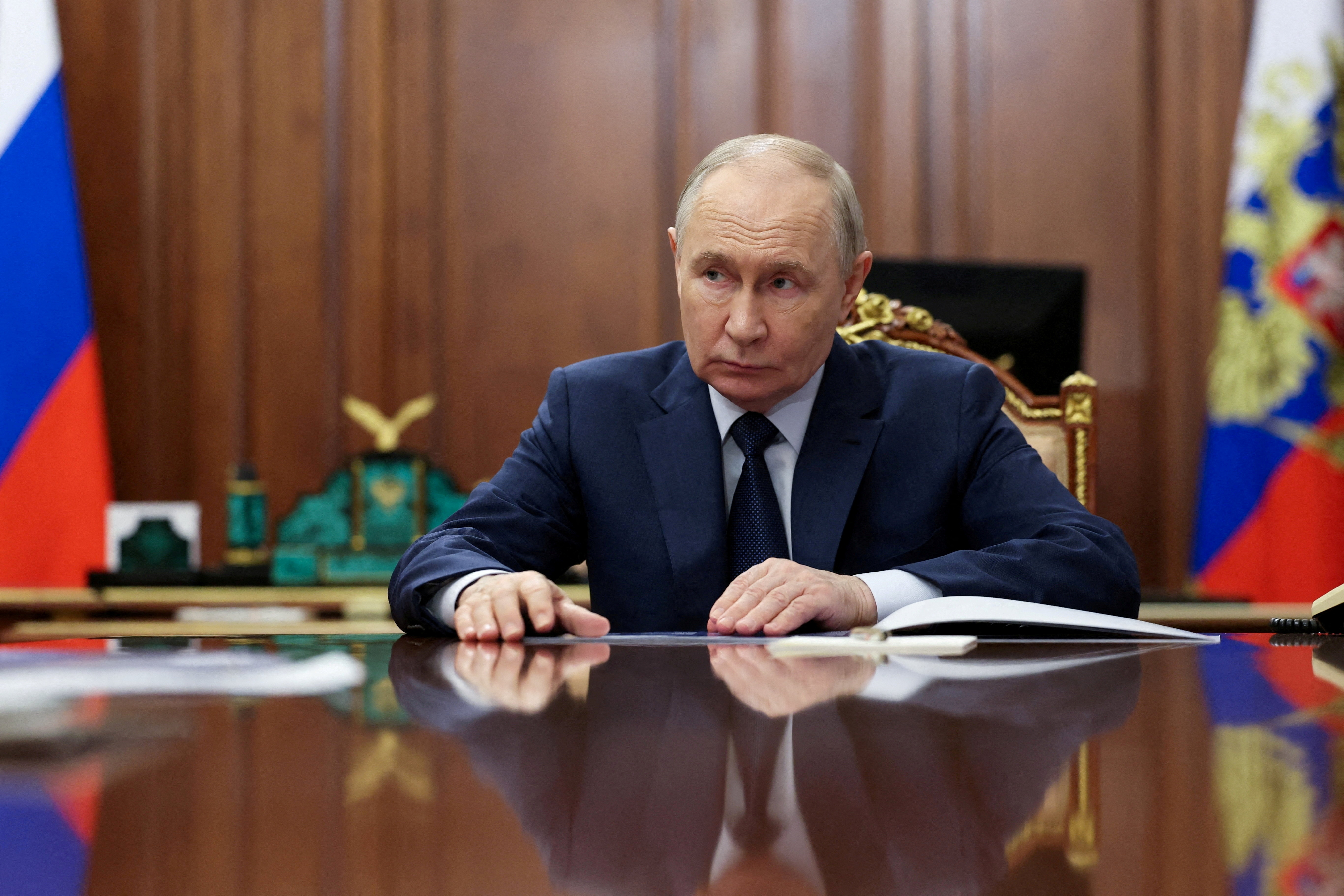 FILE PHOTO: Russian President Vladimir Putin