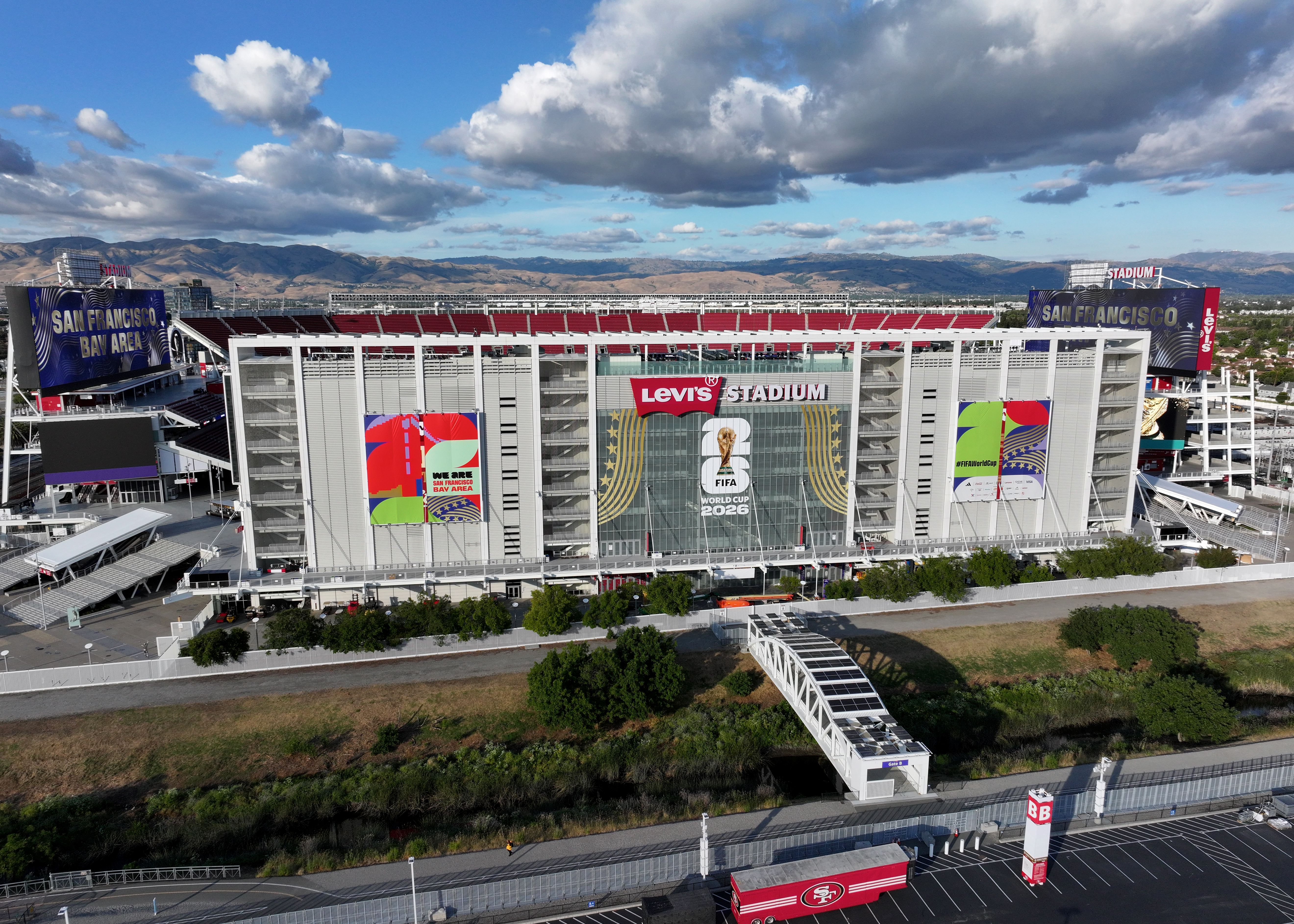 SANTA CLARA, KALIFORNIJA - 28. MAJ: Pogled na stadion Levi's uoči Svjetskog prvenstva u fudbalu 2026. u području zaljeva San Francisca u Santa Clari, Kalifornija, Sjedinjene Američke Države, 28. maja 2026. ( Tayfun Coşkun - Anadolu Agency )