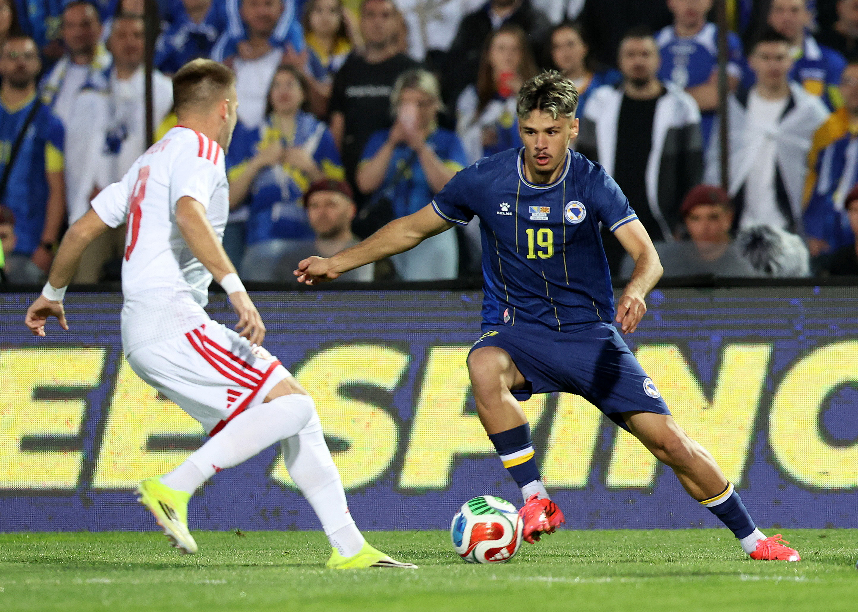 Soccer Football - International Friendly - Bosnia and Herzegovina v North Macedonia - Asim Ferhatovic Hase Olympic Stadium, Sarajevo, Bosnia and Herzegovina - May 29, 2026 Bosnia and Herzegovina's Kerim Alajbegovic in action REUTERS/Amel Emric