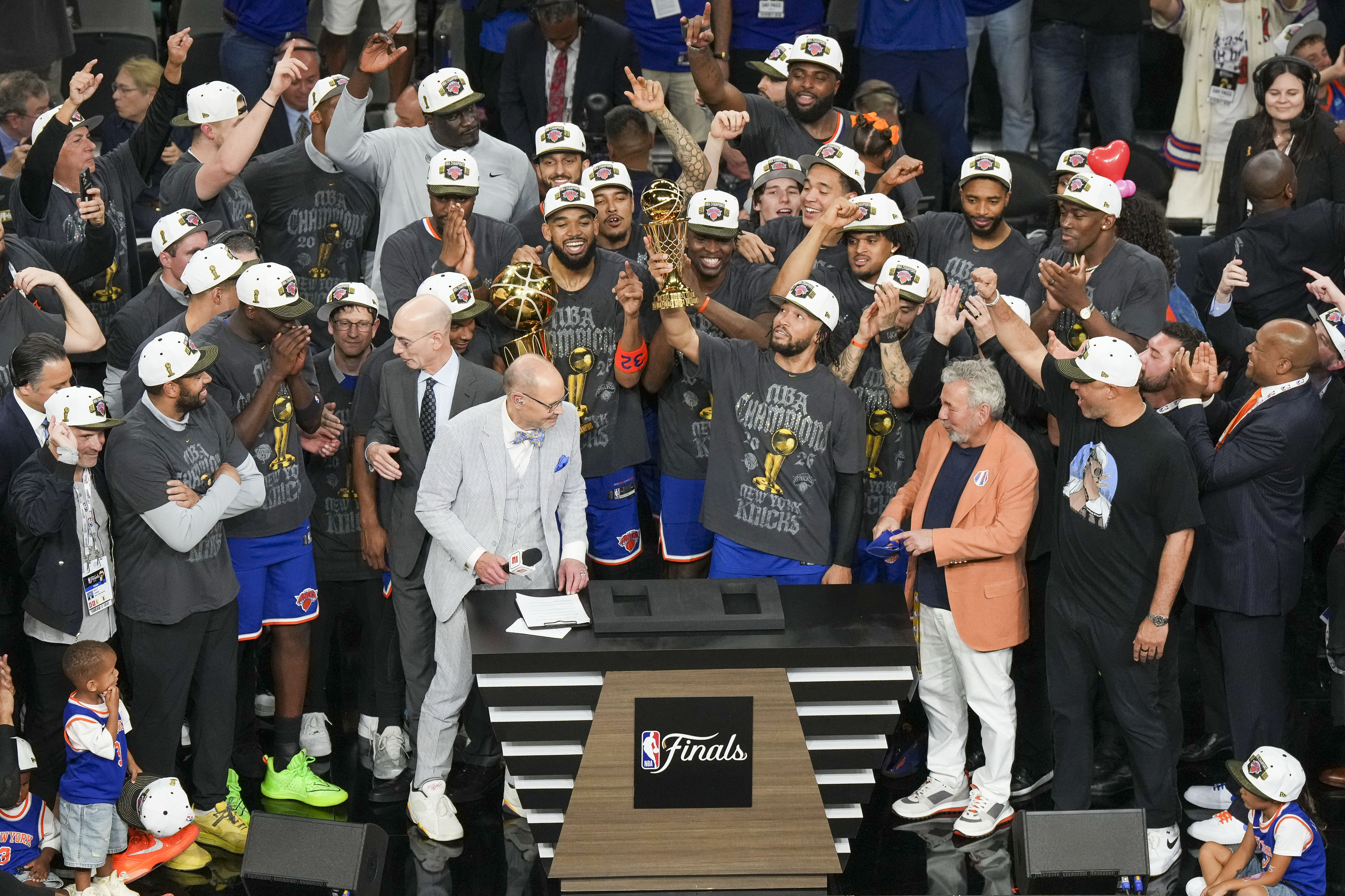 Jun 13, 2026; San Antonio, Texas, USA; New York Knicks guard