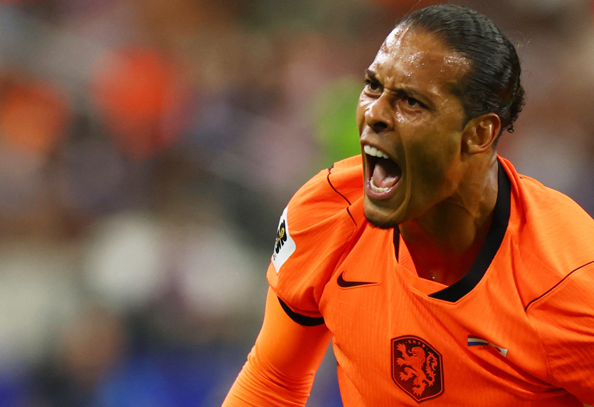 Soccer Football - FIFA World Cup 2026 - Group F - Netherlands v Japan - Dallas Stadium, Arlington, Texas, U.S. - June 14, 2026 Netherlands' Virgil van Dijk reacts REUTERS/Hannah Mckay