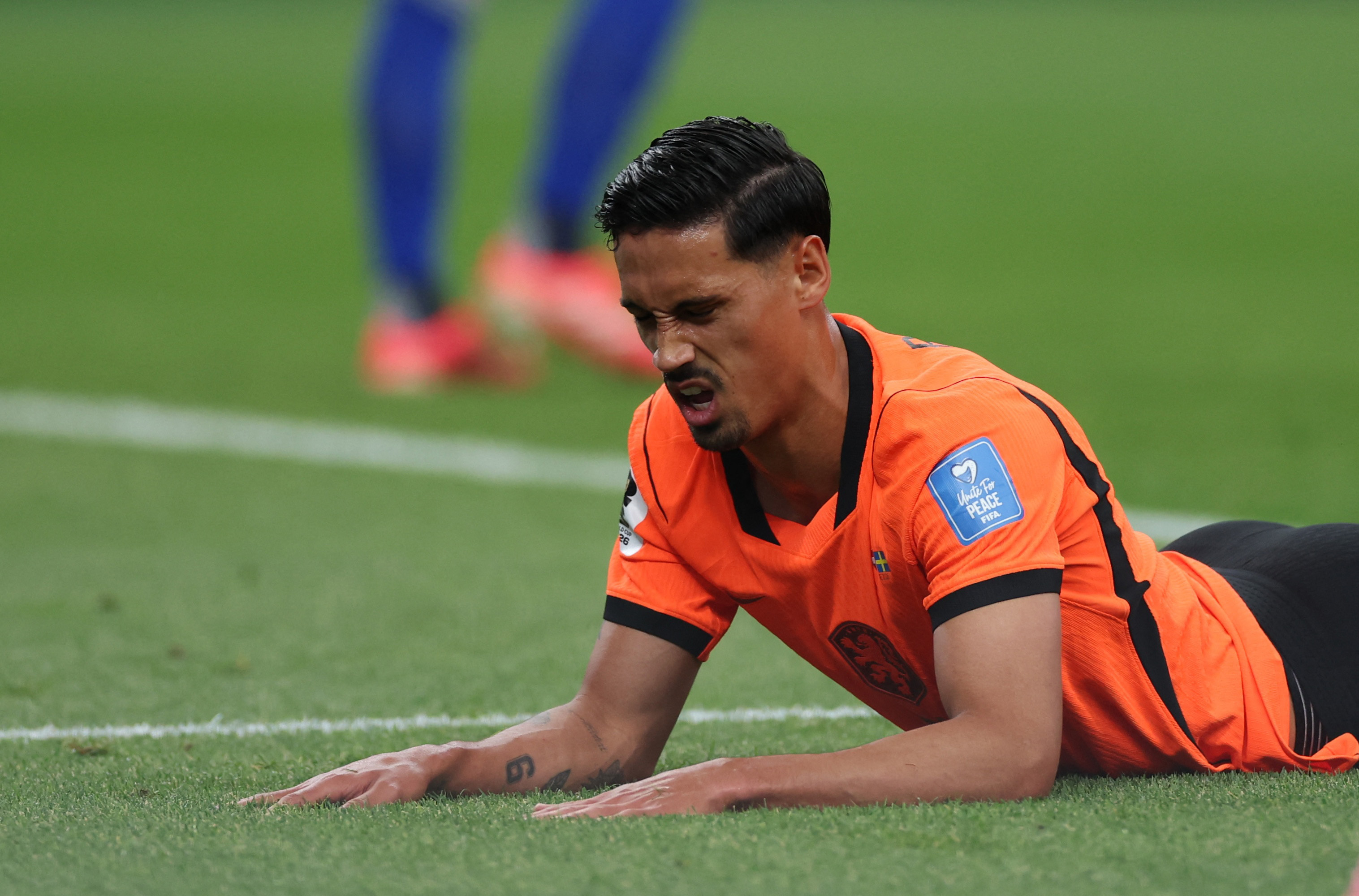 Soccer Football - FIFA World Cup 2026 - Group F - Netherlands v Sweden - Houston Stadium, Houston, Texas, U.S. - June 20, 2026 Netherlands' Tijjani Reijnders reacts IMAGN IMAGES via Reuters/Troy Taormina